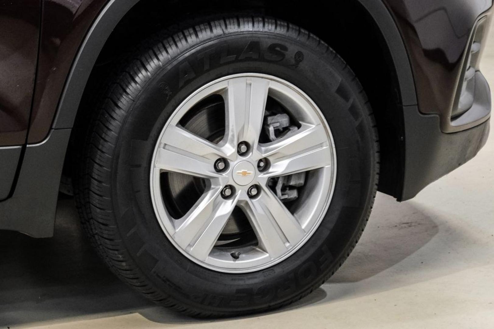 2022 Black Cherry Metallic /Jet Black Chevrolet Trax LT (KL7CJPSM4NB) with an Turbo 1.4L VVT DOHC 4-Cylinder DI SIDI engine, Automatic transmission, located at 15300 Midway Rd., Addison, TX, 75001, (972) 702-0011, 32.958321, -96.838074- Photo#49