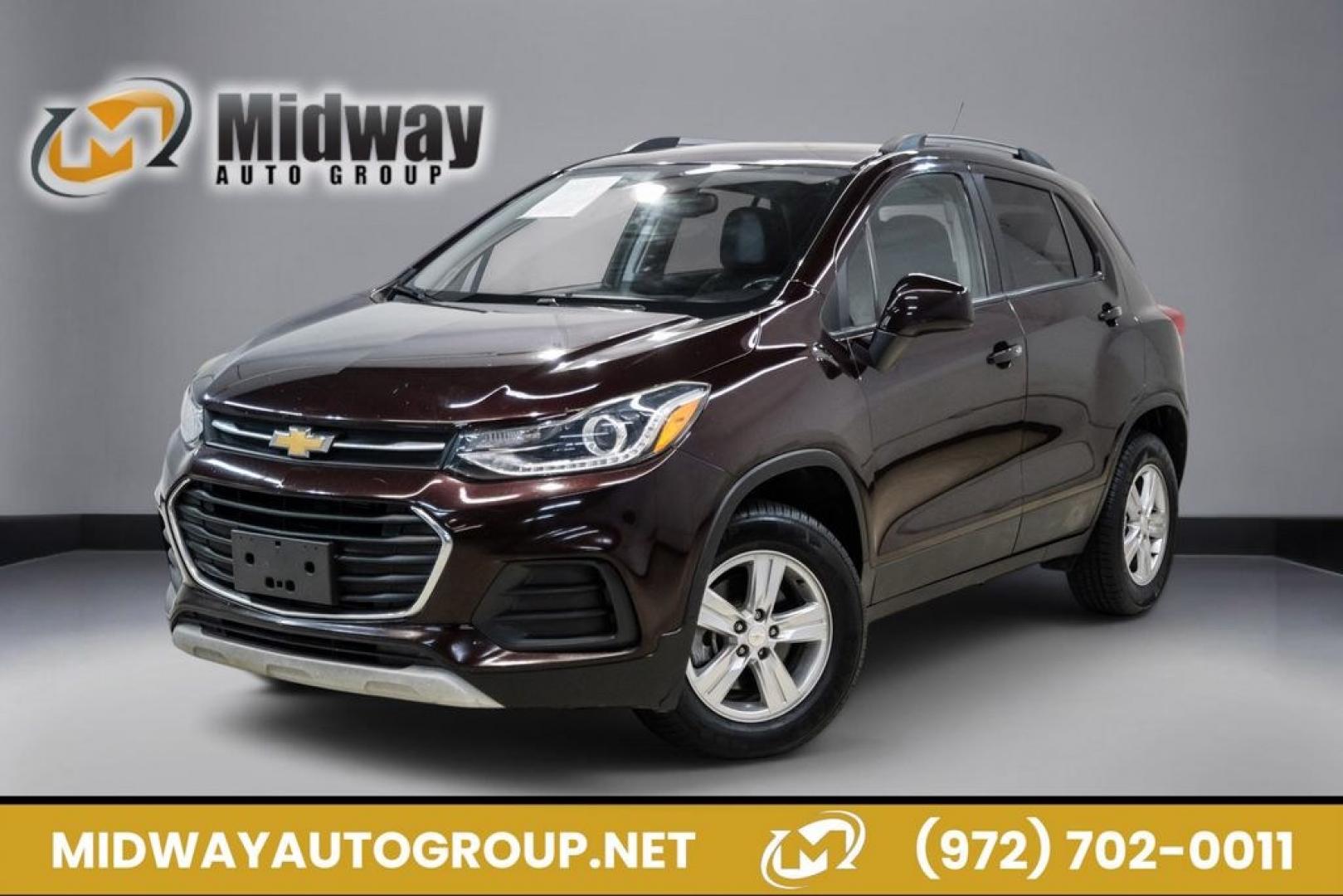2022 Black Cherry Metallic /Jet Black Chevrolet Trax LT (KL7CJPSM4NB) with an Turbo 1.4L VVT DOHC 4-Cylinder DI SIDI engine, Automatic transmission, located at 15300 Midway Rd., Addison, TX, 75001, (972) 702-0011, 32.958321, -96.838074- Photo#0