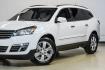 2017 Summit White /Dark Titanium/Light Titanium Chevrolet Traverse Premier (1GNKRJKD3HJ) with an 3.6L V6 SIDI engine, Automatic transmission, located at 15300 Midway Rd., Addison, TX, 75001, (972) 702-0011, 32.958321, -96.838074 - Photo#6