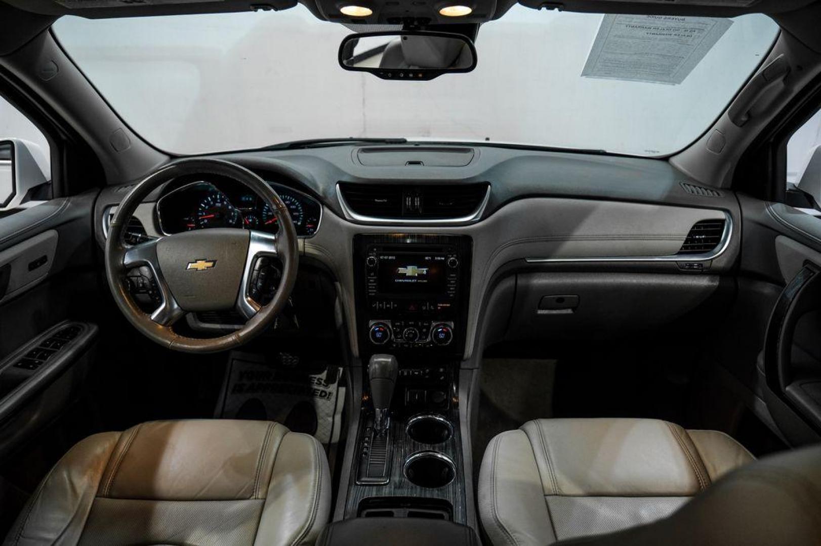 2017 Summit White /Dark Titanium/Light Titanium Chevrolet Traverse Premier (1GNKRJKD3HJ) with an 3.6L V6 SIDI engine, Automatic transmission, located at 15300 Midway Rd., Addison, TX, 75001, (972) 702-0011, 32.958321, -96.838074 - Photo#19