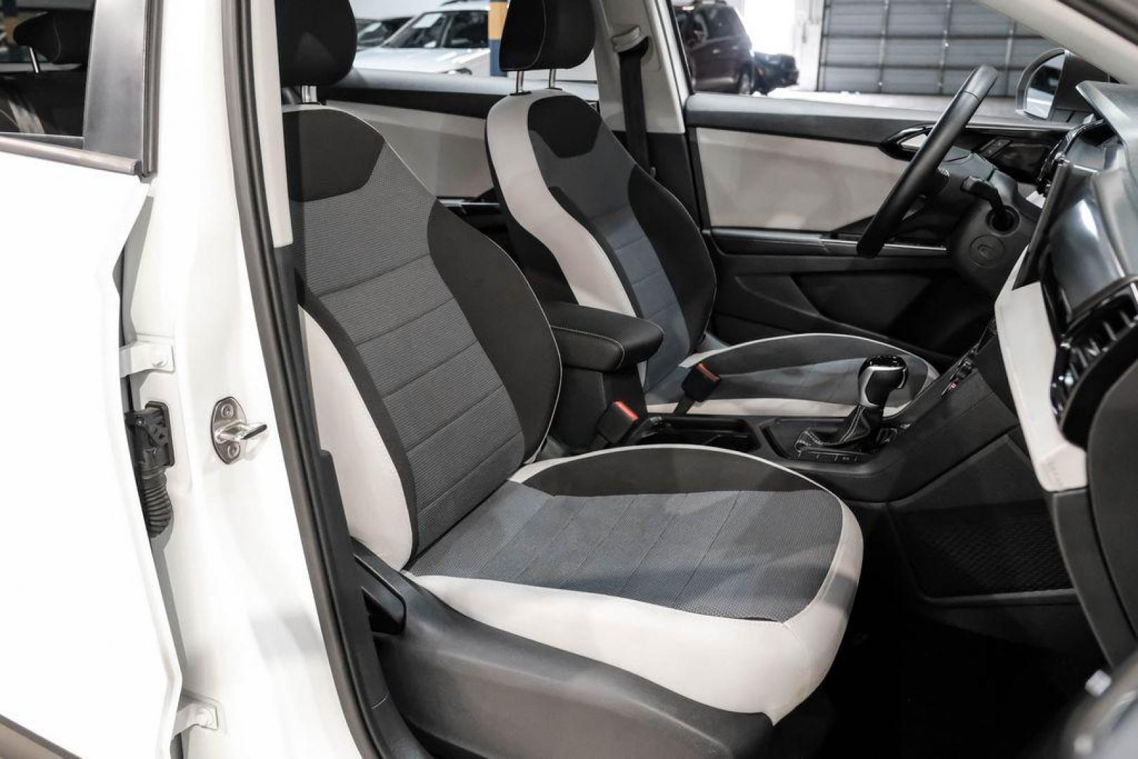 2025 Pure White /Black/White Volkswagen Taos 1.5T S (3VV5C7B2XSM) with an 1.5L I4 Turbocharged DOHC 16V LEV3-SULEV30 174hp engine, Automatic transmission, located at 15300 Midway Rd., Addison, TX, 75001, (972) 702-0011, 32.958321, -96.838074 - Photo#30