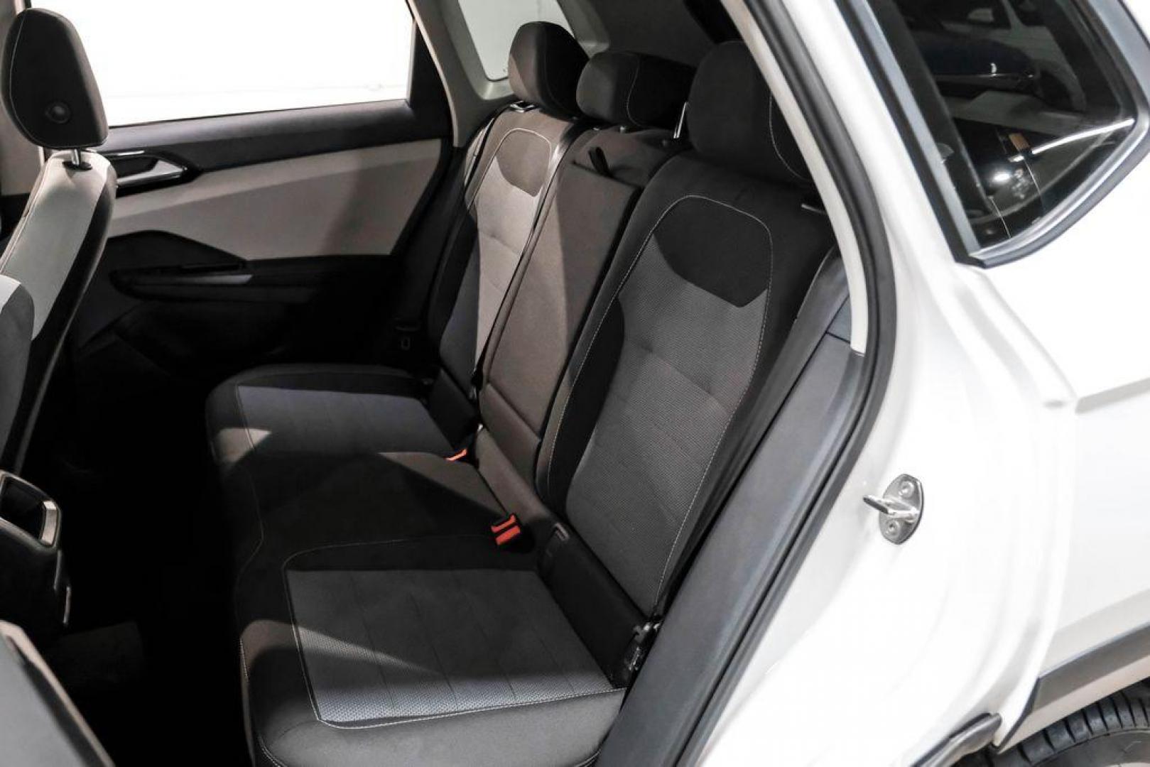 2025 Pure White /Black/White Volkswagen Taos 1.5T S (3VV5C7B2XSM) with an 1.5L I4 Turbocharged DOHC 16V LEV3-SULEV30 174hp engine, Automatic transmission, located at 15300 Midway Rd., Addison, TX, 75001, (972) 702-0011, 32.958321, -96.838074 - Photo#37