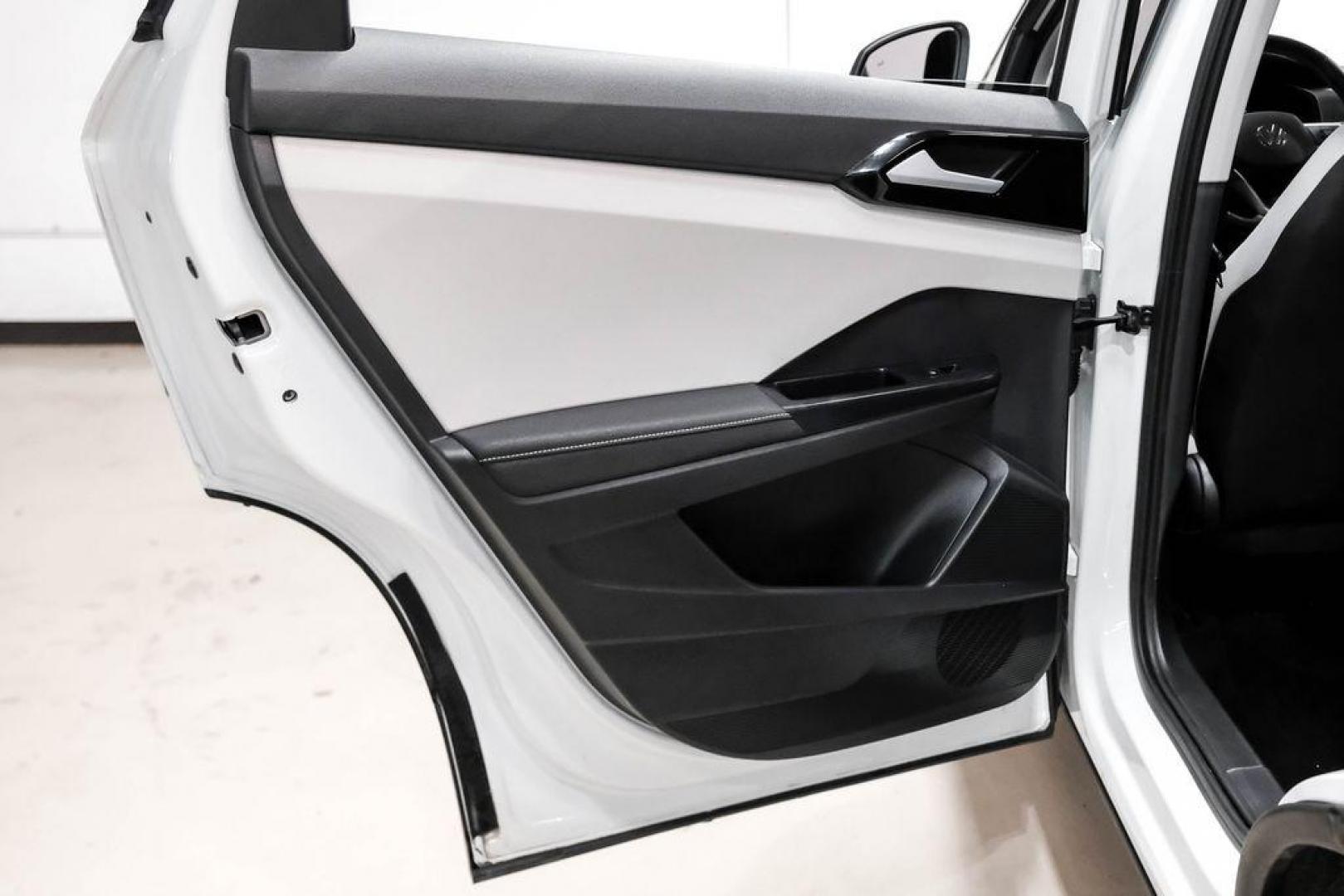2025 Pure White /Black/White Volkswagen Taos 1.5T S (3VV5C7B2XSM) with an 1.5L I4 Turbocharged DOHC 16V LEV3-SULEV30 174hp engine, Automatic transmission, located at 15300 Midway Rd., Addison, TX, 75001, (972) 702-0011, 32.958321, -96.838074 - Photo#43