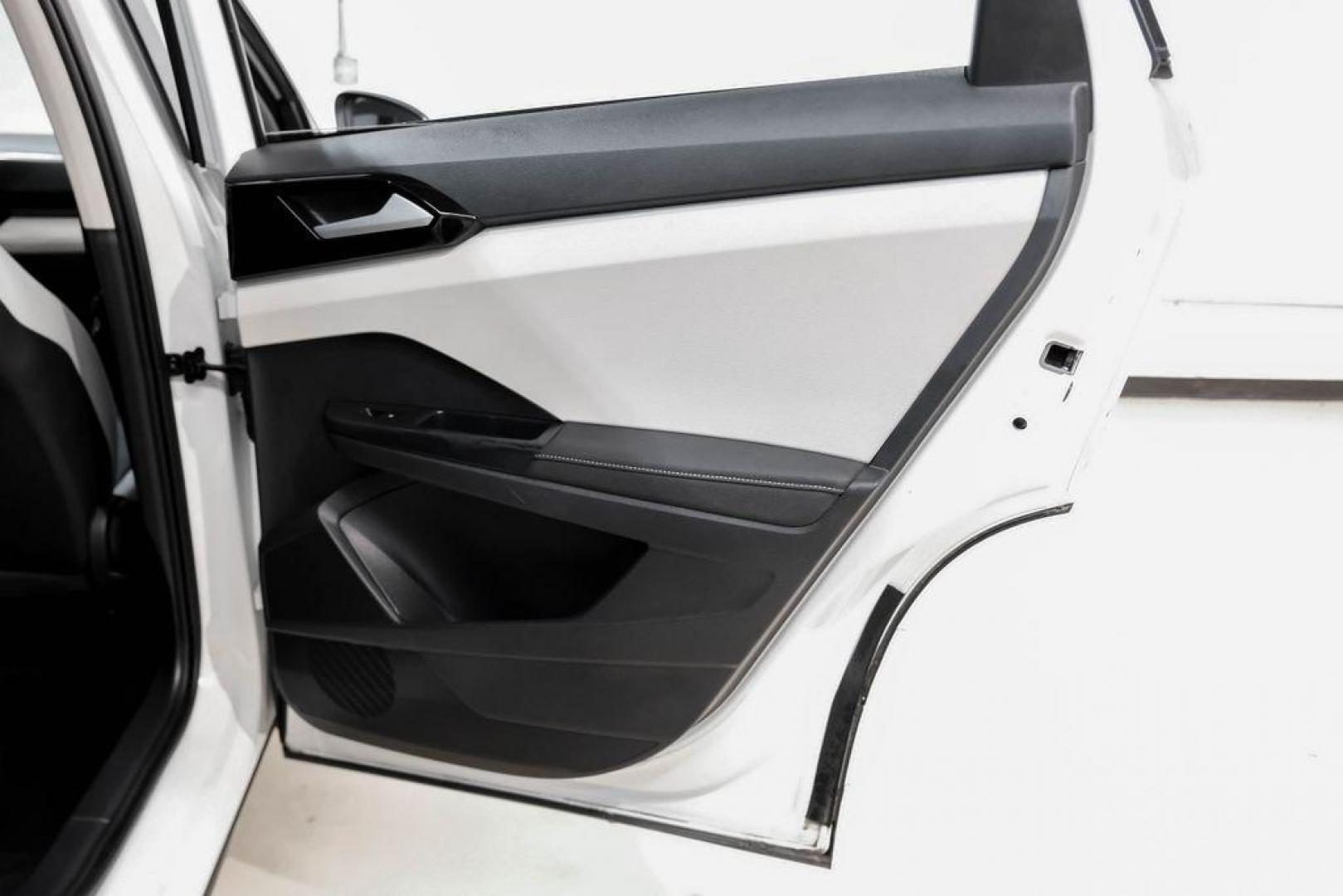 2025 Pure White /Black/White Volkswagen Taos 1.5T S (3VV5C7B2XSM) with an 1.5L I4 Turbocharged DOHC 16V LEV3-SULEV30 174hp engine, Automatic transmission, located at 15300 Midway Rd., Addison, TX, 75001, (972) 702-0011, 32.958321, -96.838074 - Photo#44