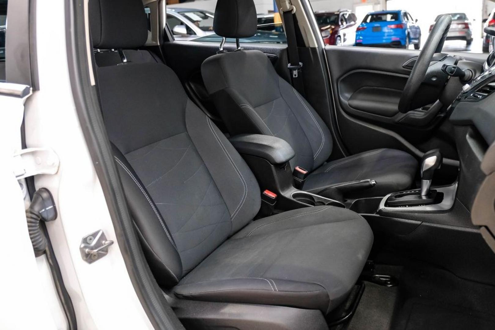 2019 Oxford White /Black Ford Fiesta SE (3FADP4EJXKM) with an 1.6L I4 Ti-VCT engine, Automatic transmission, located at 15300 Midway Rd., Addison, TX, 75001, (972) 702-0011, 32.958321, -96.838074 - Photo#31