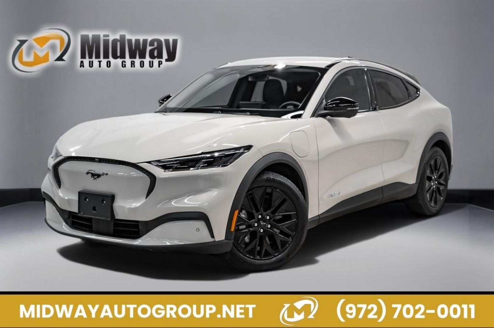 2025 Desert Sand /Black Onyx Ford Mustang Mach-E Select (3FMTK1R46SM) with an Electric Motor engine, Automatic transmission, located at 15300 Midway Rd., Addison, TX, 75001, (972) 702-0011, 32.958321, -96.838074 - Photo#0
