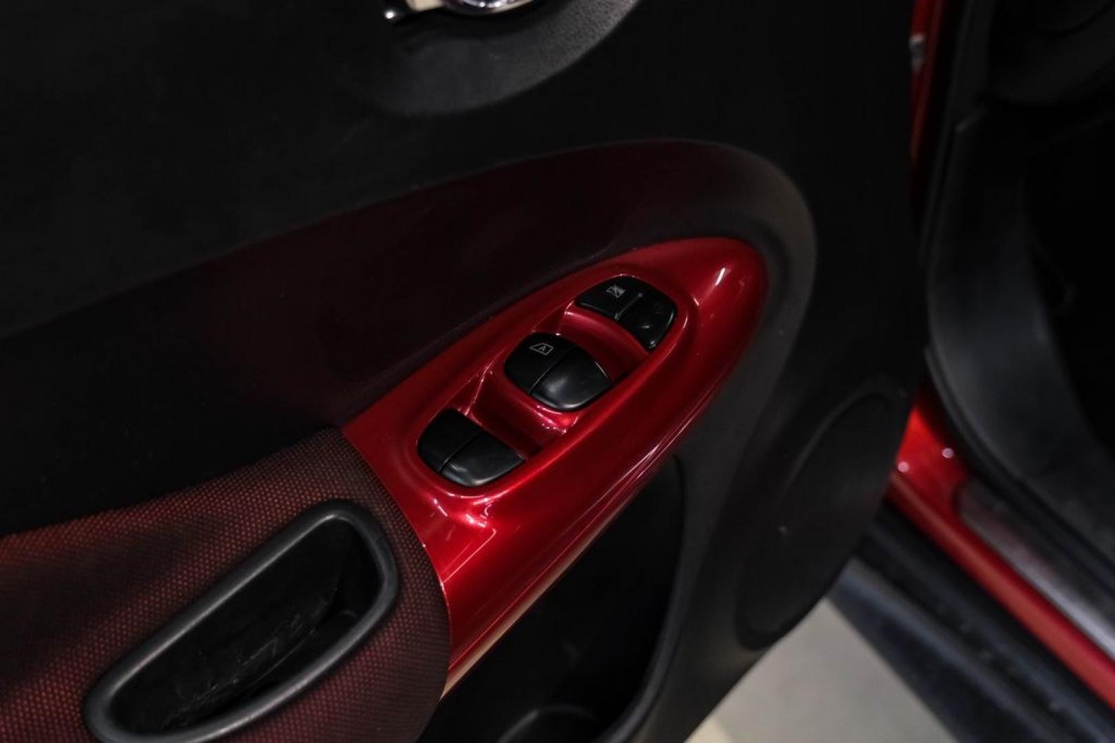 2012 Cayenne Red /Black/Red Nissan Juke SV (JN8AF5MV2CT) with an 1.6L I4 DOHC 16V engine, CVT transmission, located at 15300 Midway Rd., Addison, TX, 75001, (972) 702-0011, 32.958321, -96.838074 - Photo#42