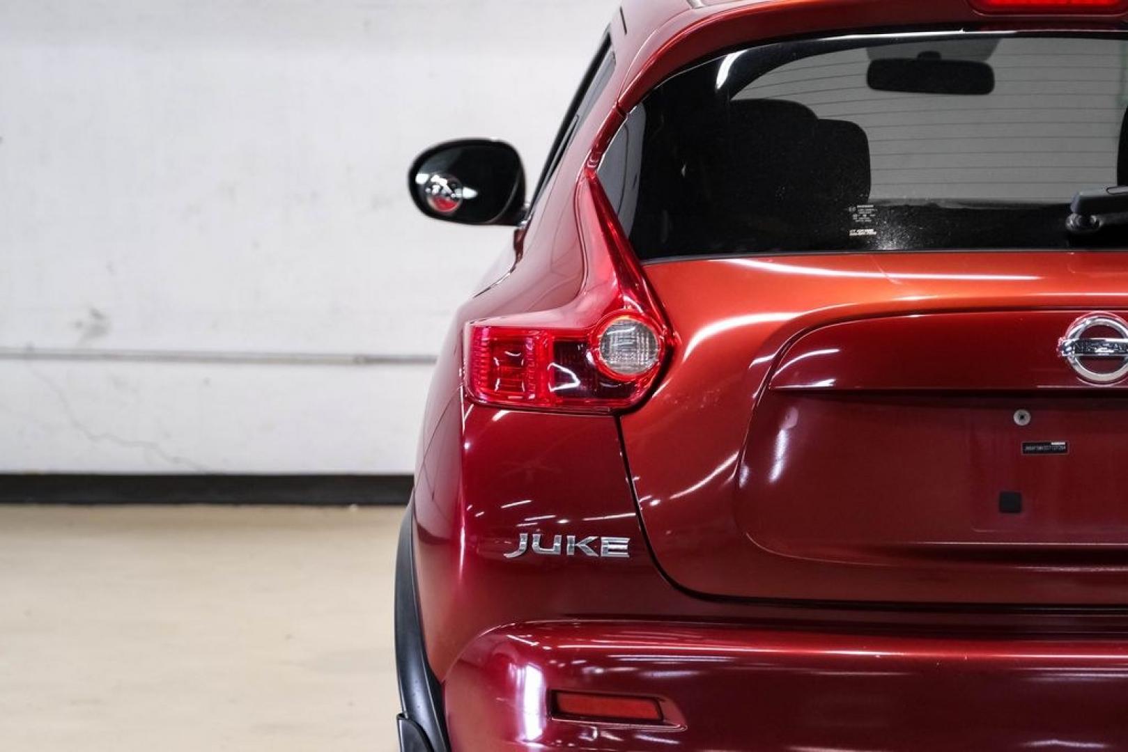 2012 Cayenne Red /Black/Red Nissan Juke SV (JN8AF5MV2CT) with an 1.6L I4 DOHC 16V engine, CVT transmission, located at 15300 Midway Rd., Addison, TX, 75001, (972) 702-0011, 32.958321, -96.838074 - Photo#47