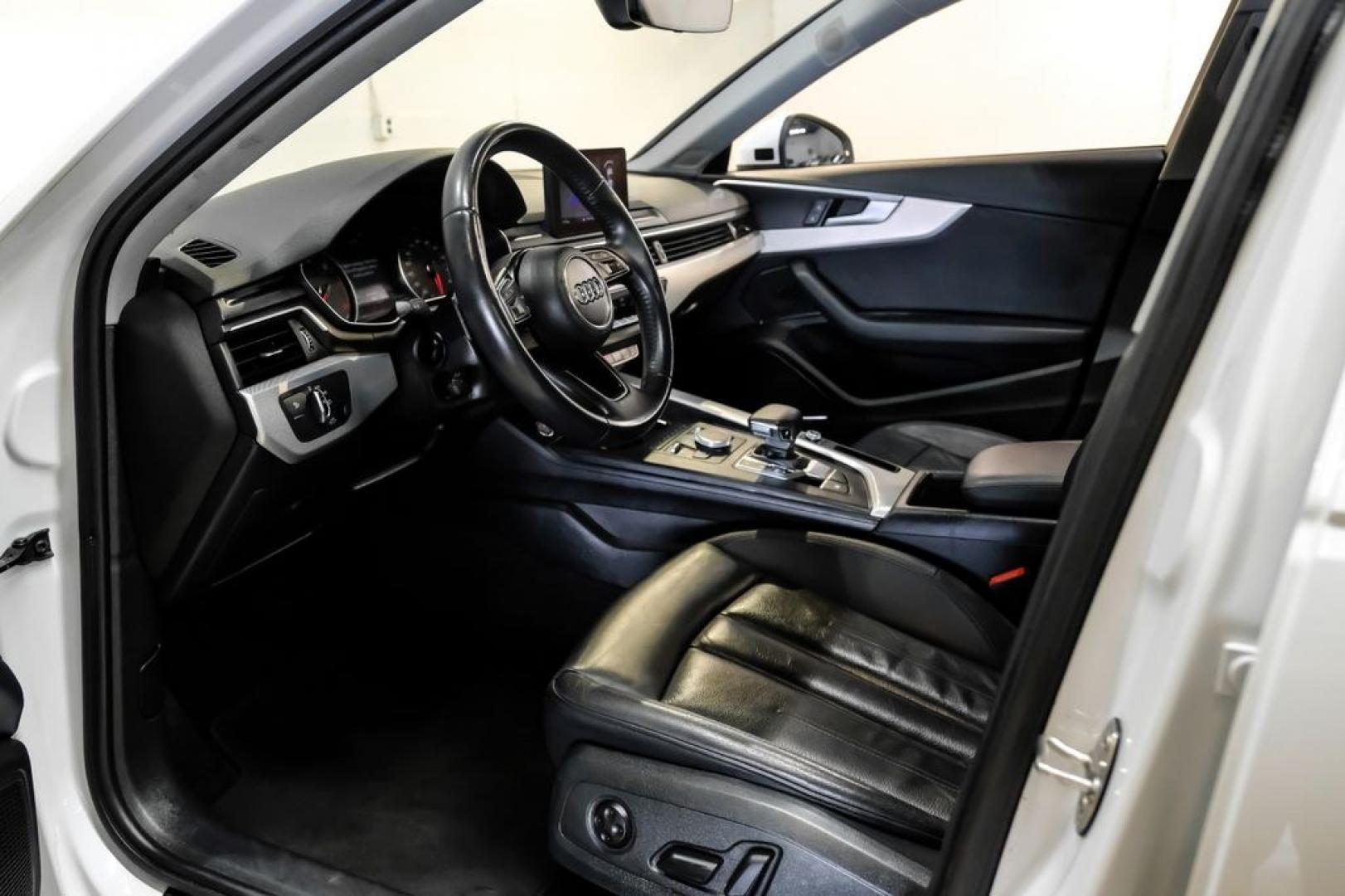 2018 Glacier White /Black Audi A4 2.0T ultra Premium (WAULMAF43JA) with an 2.0L I4 TFSI DOHC engine, Automatic transmission, located at 15300 Midway Rd., Addison, TX, 75001, (972) 702-0011, 32.958321, -96.838074 - Photo#2