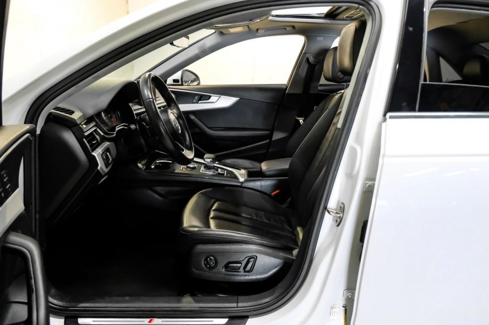 2018 Glacier White /Black Audi A4 2.0T ultra Premium (WAULMAF43JA) with an 2.0L I4 TFSI DOHC engine, Automatic transmission, located at 15300 Midway Rd., Addison, TX, 75001, (972) 702-0011, 32.958321, -96.838074 - Photo#3