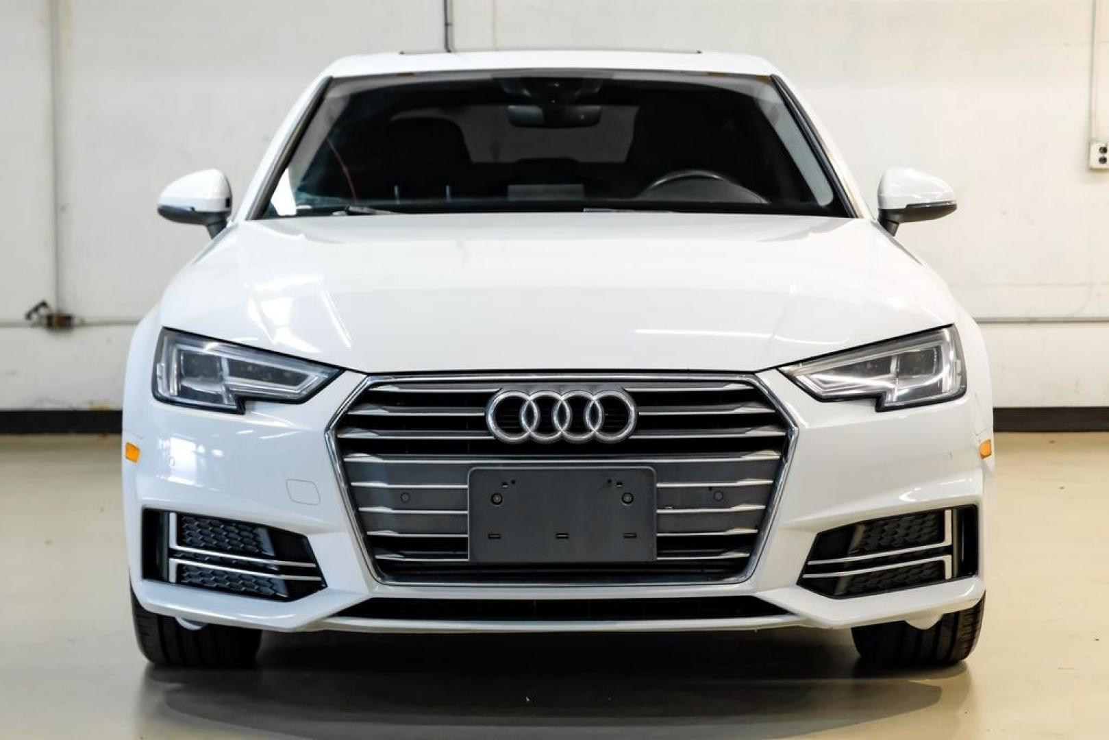 2018 Glacier White /Black Audi A4 2.0T ultra Premium (WAULMAF43JA) with an 2.0L I4 TFSI DOHC engine, Automatic transmission, located at 15300 Midway Rd., Addison, TX, 75001, (972) 702-0011, 32.958321, -96.838074 - Photo#5