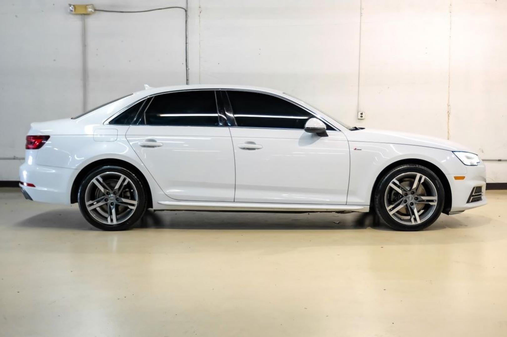 2018 Glacier White /Black Audi A4 2.0T ultra Premium (WAULMAF43JA) with an 2.0L I4 TFSI DOHC engine, Automatic transmission, located at 15300 Midway Rd., Addison, TX, 75001, (972) 702-0011, 32.958321, -96.838074 - Photo#7