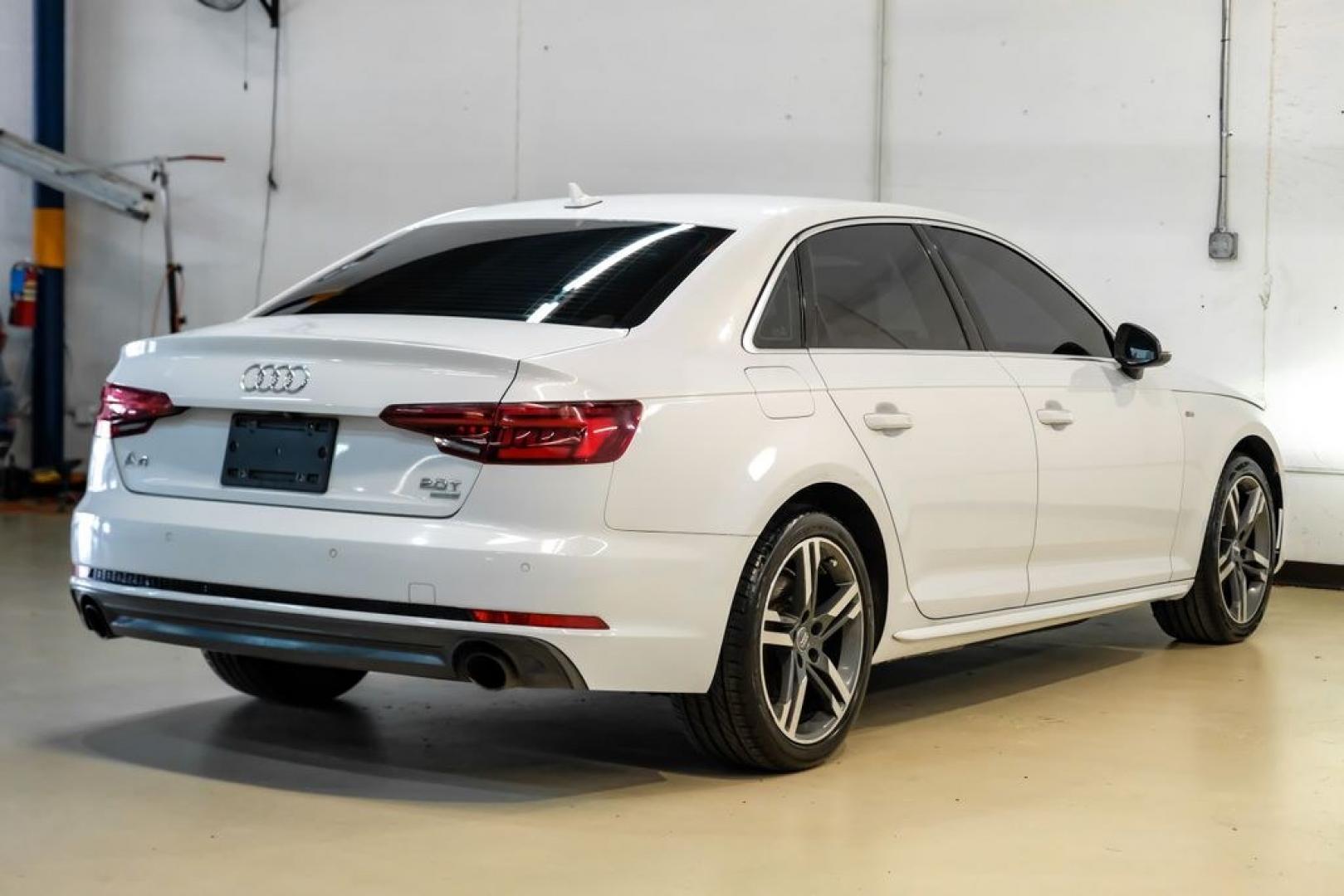 2018 Glacier White /Black Audi A4 2.0T ultra Premium (WAULMAF43JA) with an 2.0L I4 TFSI DOHC engine, Automatic transmission, located at 15300 Midway Rd., Addison, TX, 75001, (972) 702-0011, 32.958321, -96.838074 - Photo#8