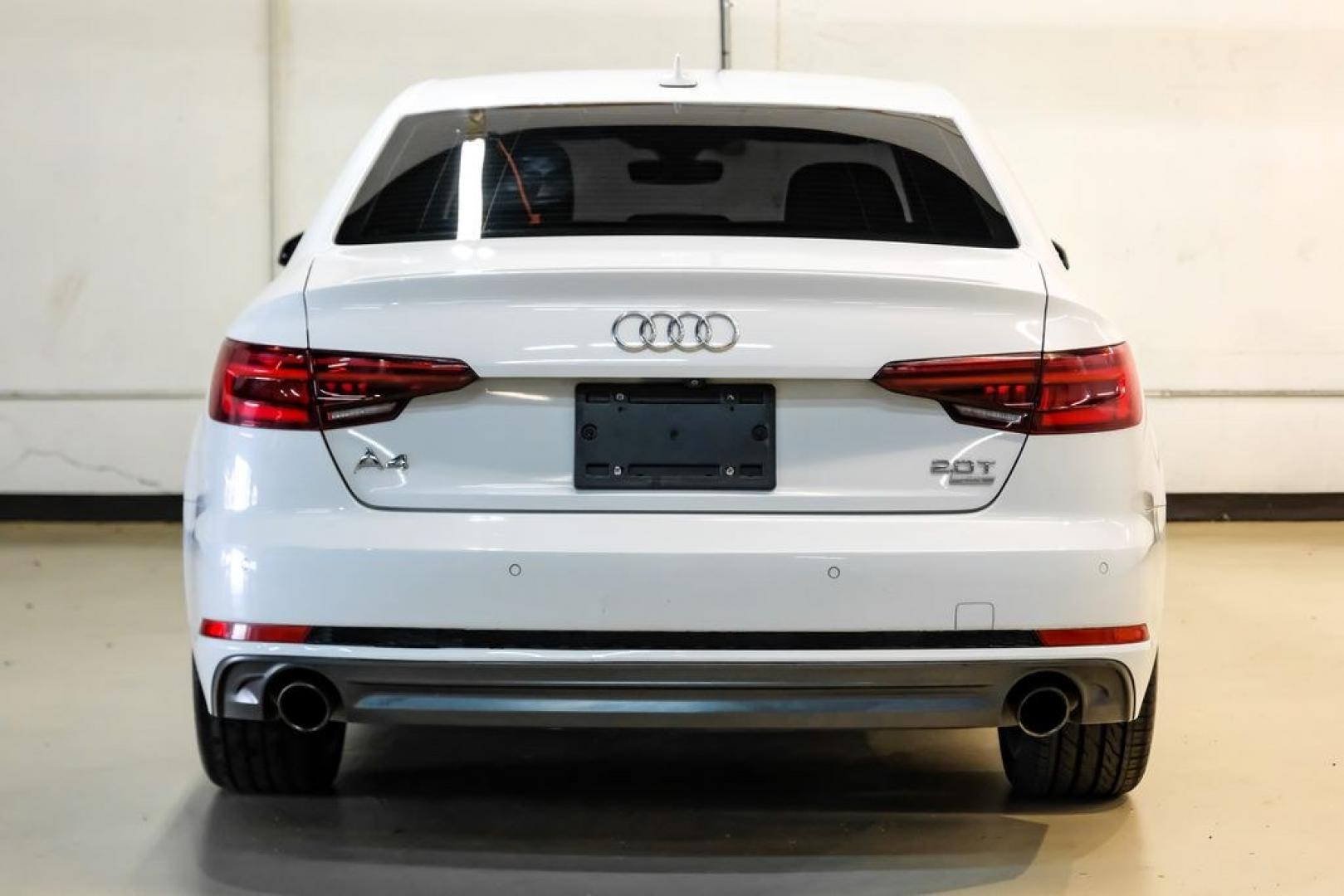 2018 Glacier White /Black Audi A4 2.0T ultra Premium (WAULMAF43JA) with an 2.0L I4 TFSI DOHC engine, Automatic transmission, located at 15300 Midway Rd., Addison, TX, 75001, (972) 702-0011, 32.958321, -96.838074 - Photo#9