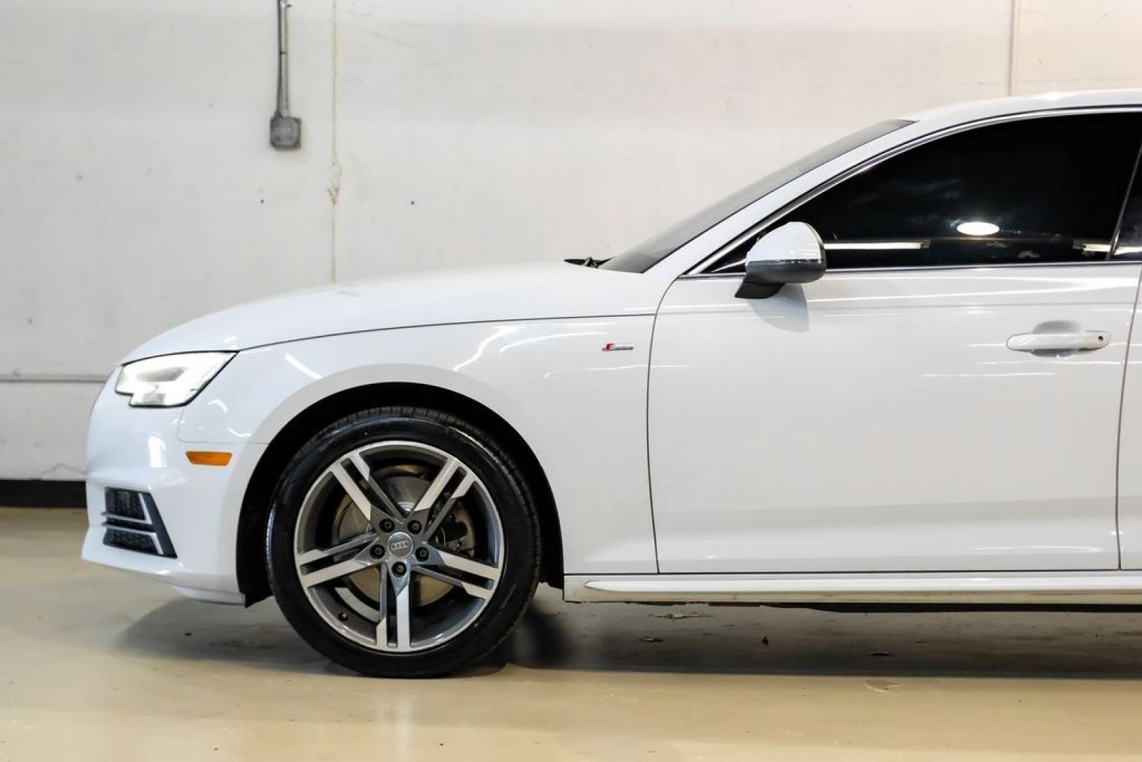 2018 Glacier White /Black Audi A4 2.0T ultra Premium (WAULMAF43JA) with an 2.0L I4 TFSI DOHC engine, Automatic transmission, located at 15300 Midway Rd., Addison, TX, 75001, (972) 702-0011, 32.958321, -96.838074 - Photo#12