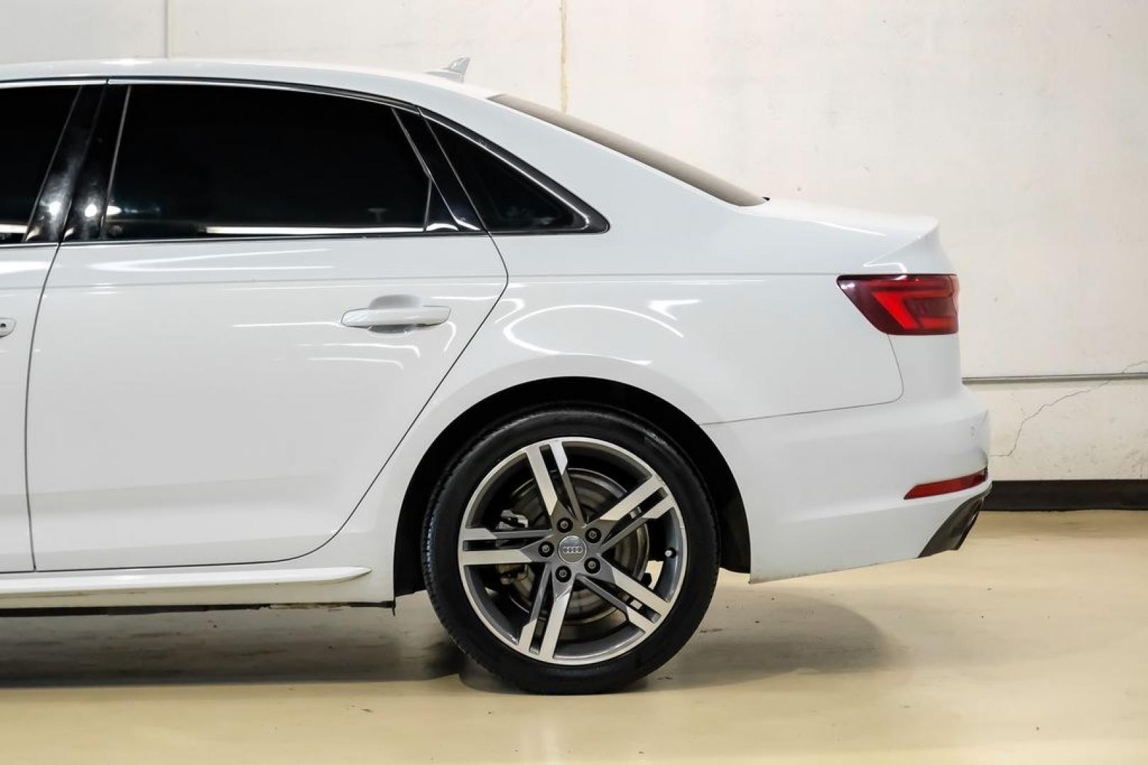 2018 Glacier White /Black Audi A4 2.0T ultra Premium (WAULMAF43JA) with an 2.0L I4 TFSI DOHC engine, Automatic transmission, located at 15300 Midway Rd., Addison, TX, 75001, (972) 702-0011, 32.958321, -96.838074 - Photo#13