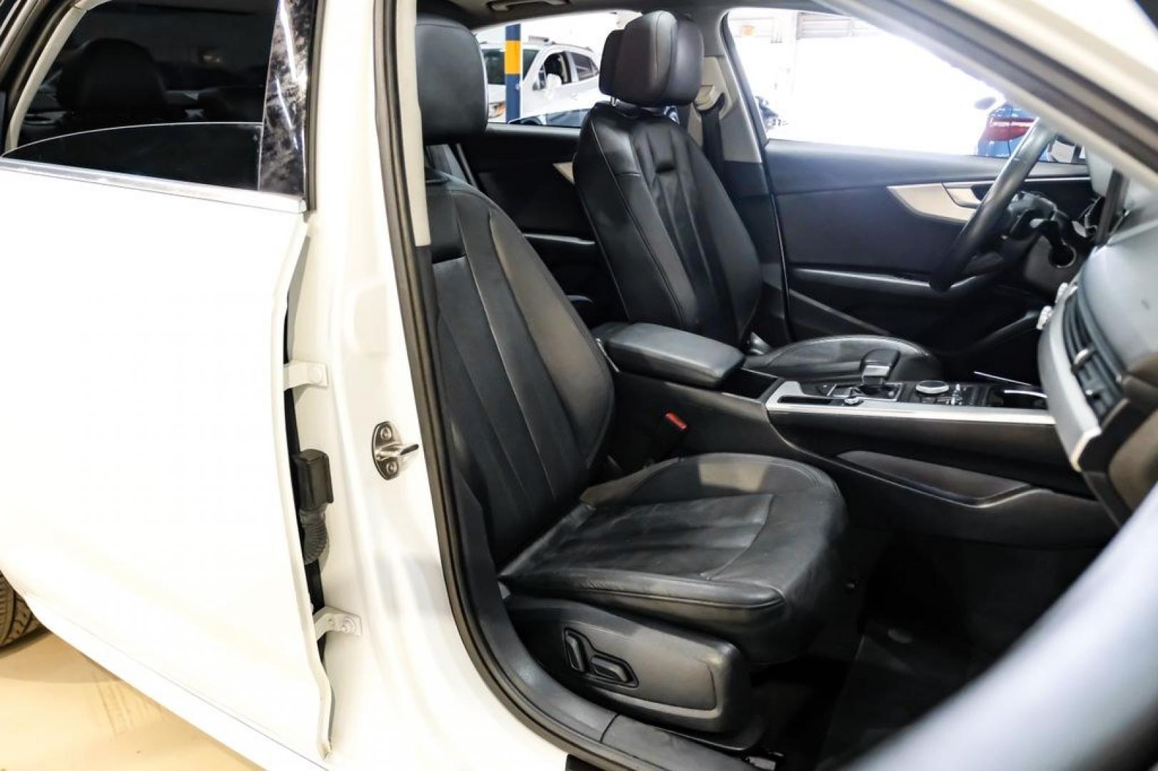 2018 Glacier White /Black Audi A4 2.0T ultra Premium (WAULMAF43JA) with an 2.0L I4 TFSI DOHC engine, Automatic transmission, located at 15300 Midway Rd., Addison, TX, 75001, (972) 702-0011, 32.958321, -96.838074 - Photo#35