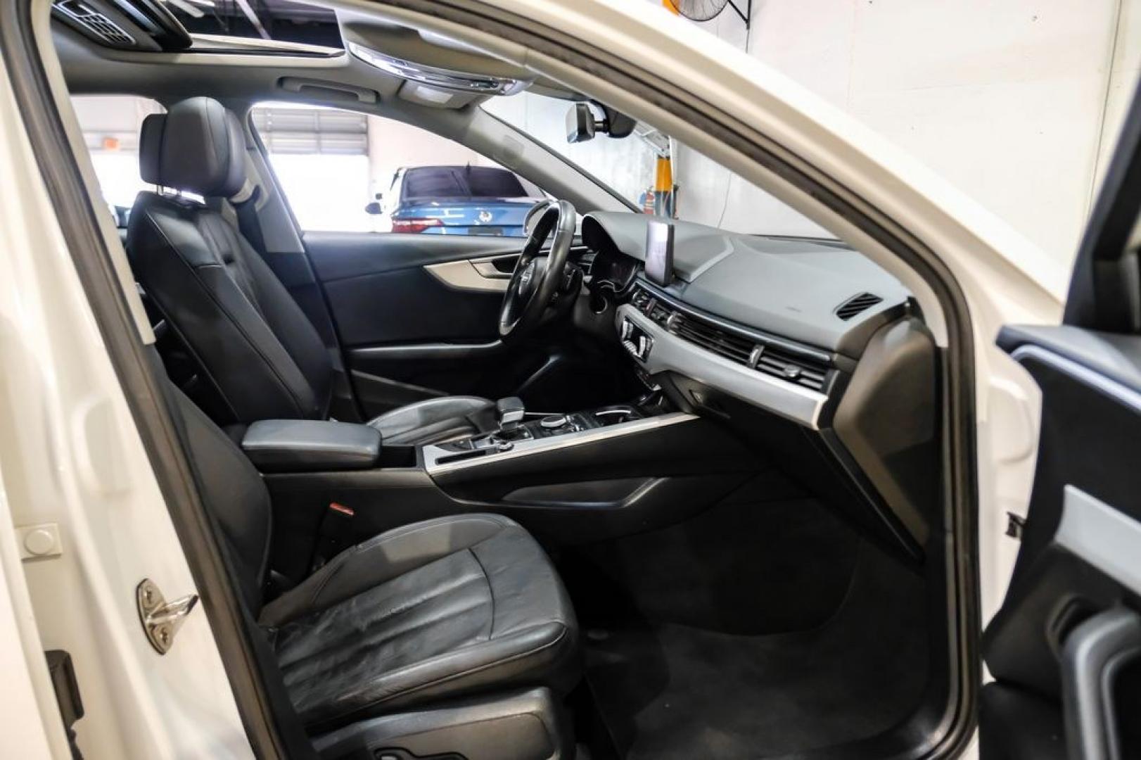 2018 Glacier White /Black Audi A4 2.0T ultra Premium (WAULMAF43JA) with an 2.0L I4 TFSI DOHC engine, Automatic transmission, located at 15300 Midway Rd., Addison, TX, 75001, (972) 702-0011, 32.958321, -96.838074 - Photo#36