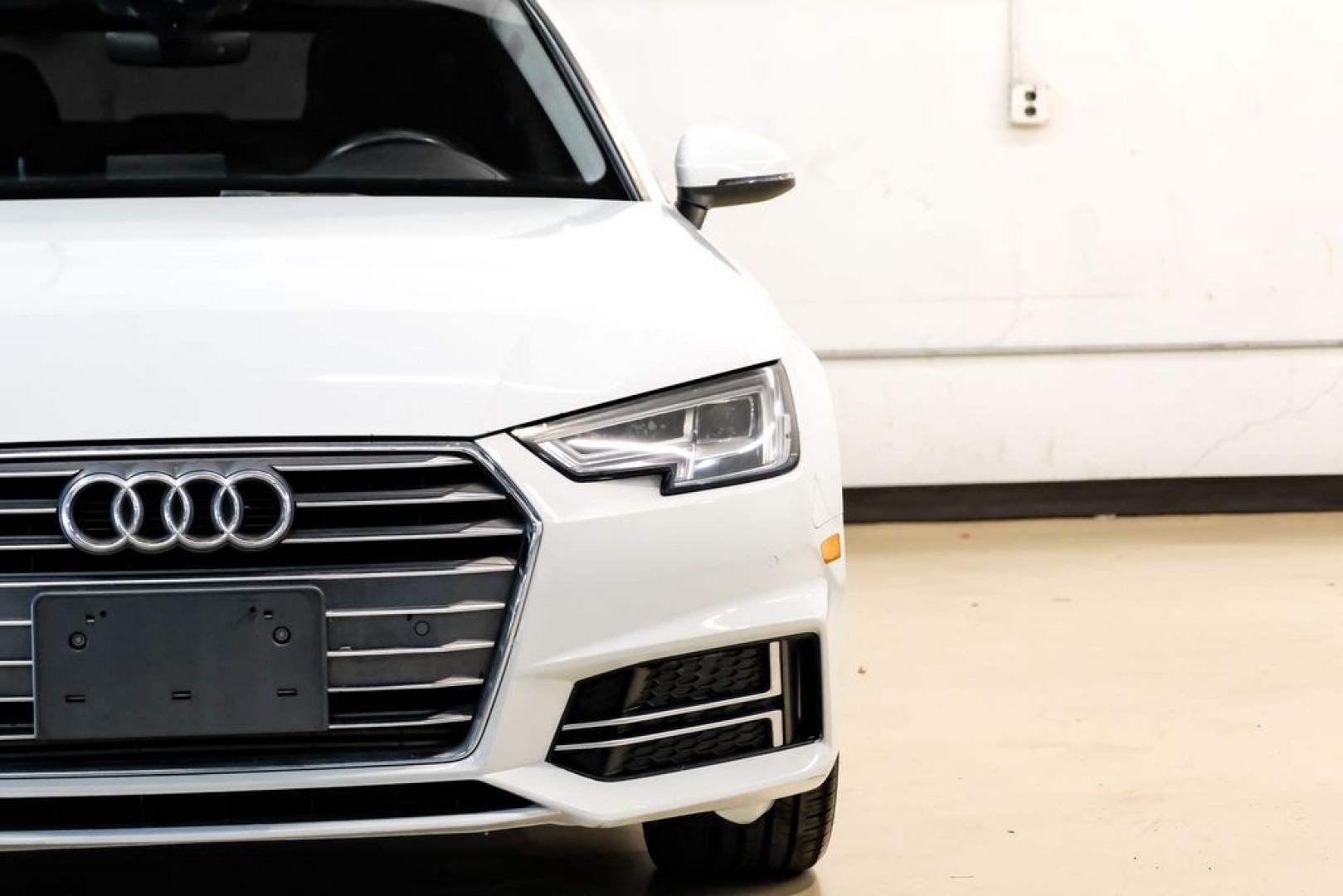 2018 Glacier White /Black Audi A4 2.0T ultra Premium (WAULMAF43JA) with an 2.0L I4 TFSI DOHC engine, Automatic transmission, located at 15300 Midway Rd., Addison, TX, 75001, (972) 702-0011, 32.958321, -96.838074 - Photo#49