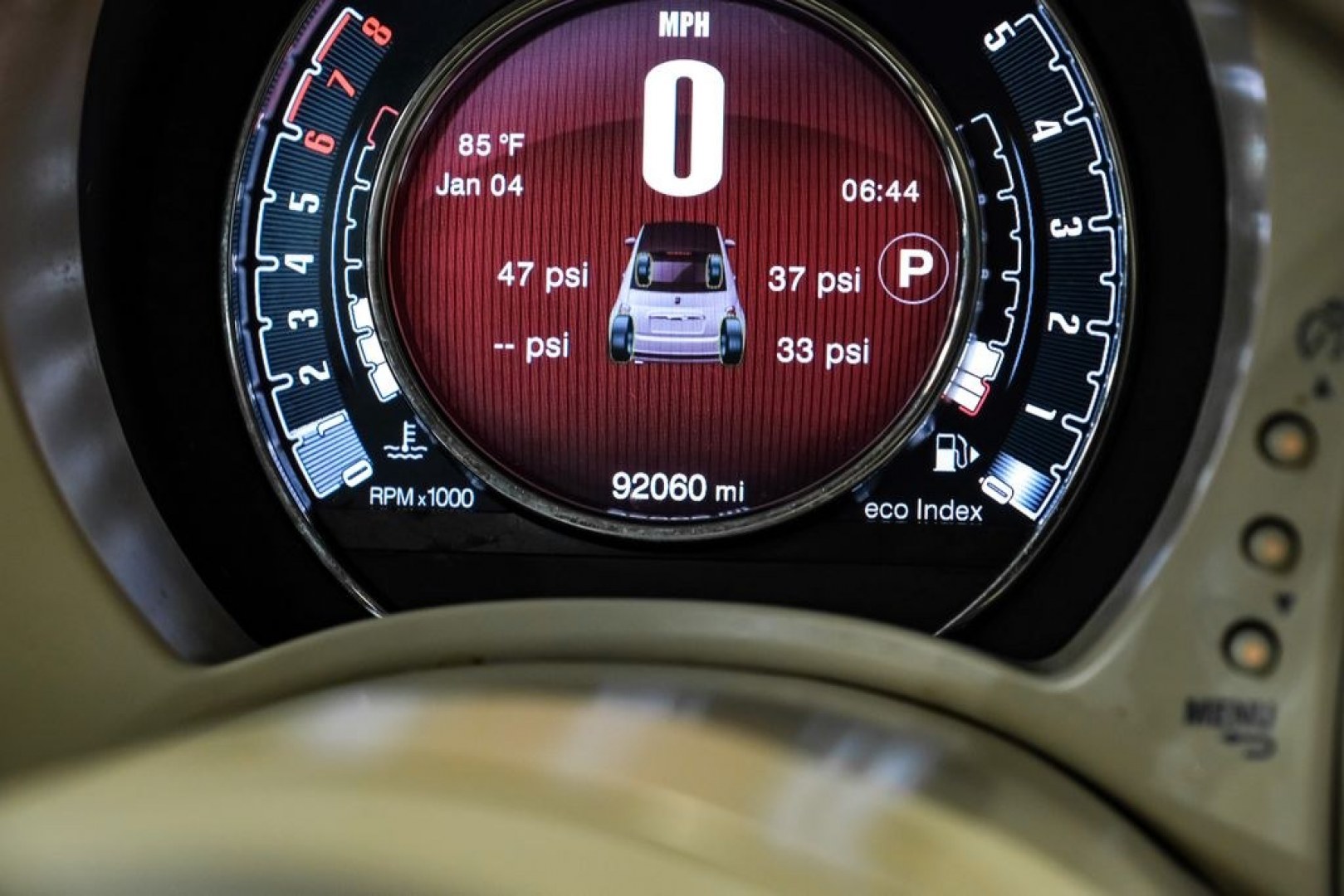 2015 Light Green /Ivory Fiat 500c Lounge (3C3CFFER4FT) with an 1.4L I4 16V MultiAir engine, Automatic transmission, located at 15300 Midway Rd., Addison, TX, 75001, (972) 702-0011, 32.958321, -96.838074 - Photo#19