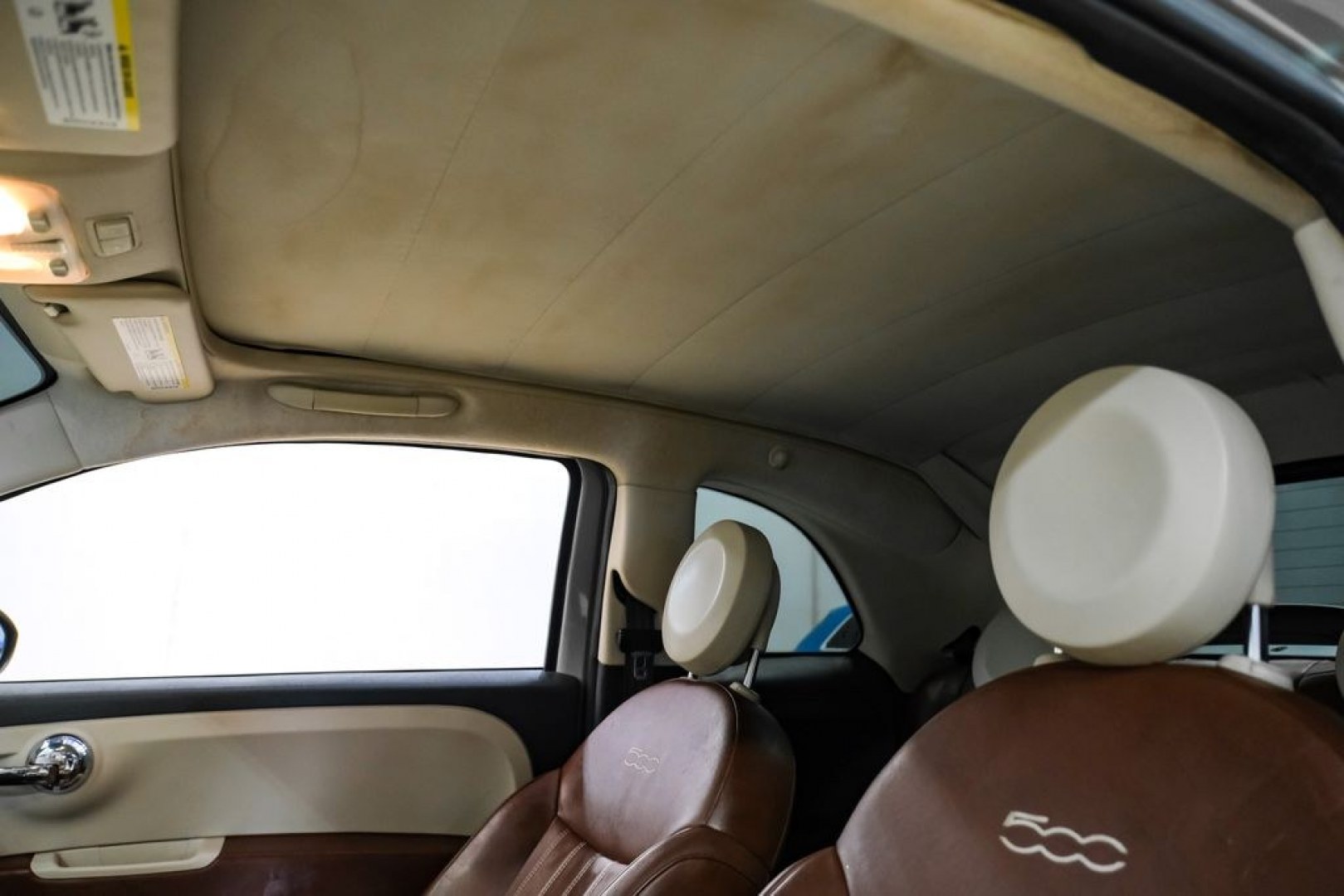 2015 Light Green /Ivory Fiat 500c Lounge (3C3CFFER4FT) with an 1.4L I4 16V MultiAir engine, Automatic transmission, located at 15300 Midway Rd., Addison, TX, 75001, (972) 702-0011, 32.958321, -96.838074 - Photo#27
