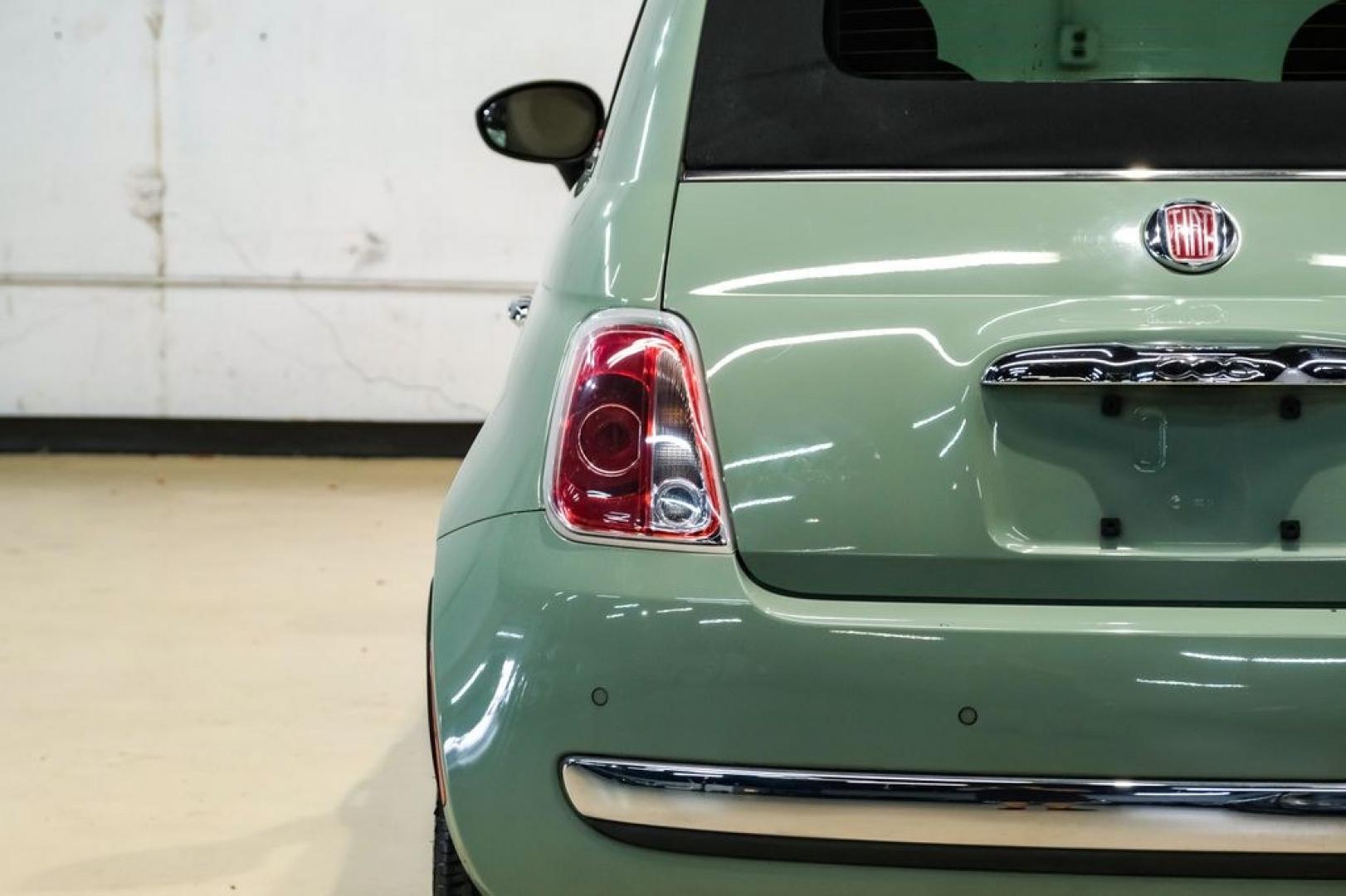 2015 Light Green /Ivory Fiat 500c Lounge (3C3CFFER4FT) with an 1.4L I4 16V MultiAir engine, Automatic transmission, located at 15300 Midway Rd., Addison, TX, 75001, (972) 702-0011, 32.958321, -96.838074 - Photo#40