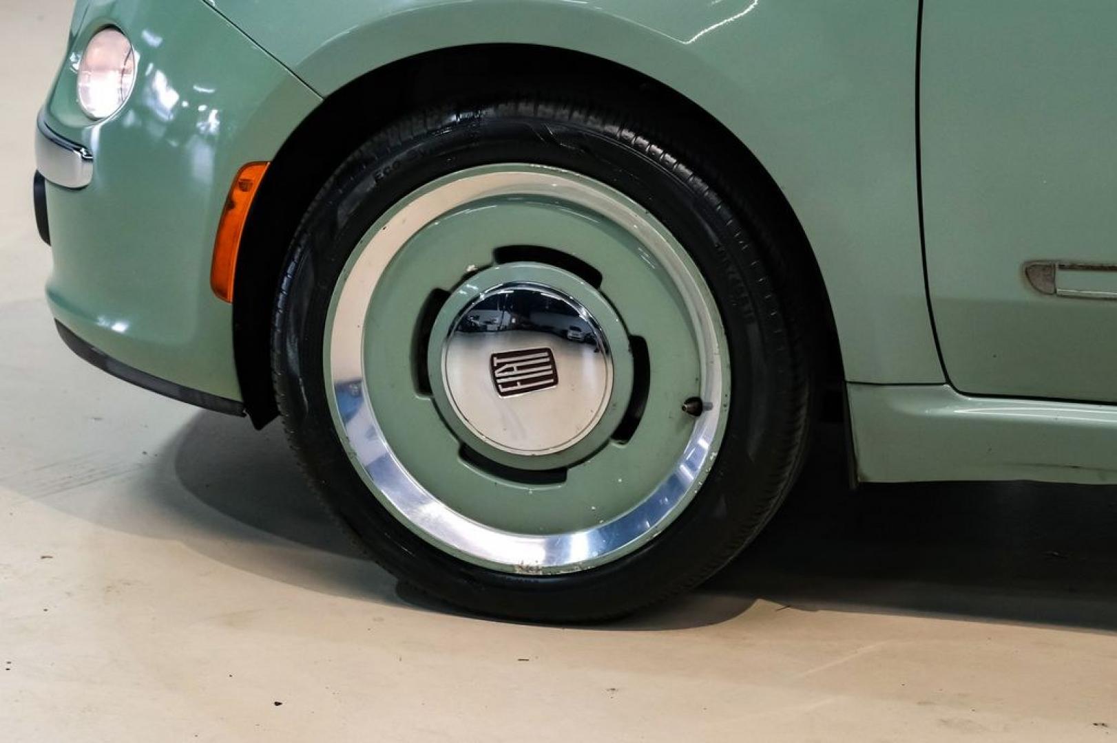 2015 Light Green /Ivory Fiat 500c Lounge (3C3CFFER4FT) with an 1.4L I4 16V MultiAir engine, Automatic transmission, located at 15300 Midway Rd., Addison, TX, 75001, (972) 702-0011, 32.958321, -96.838074 - Photo#46
