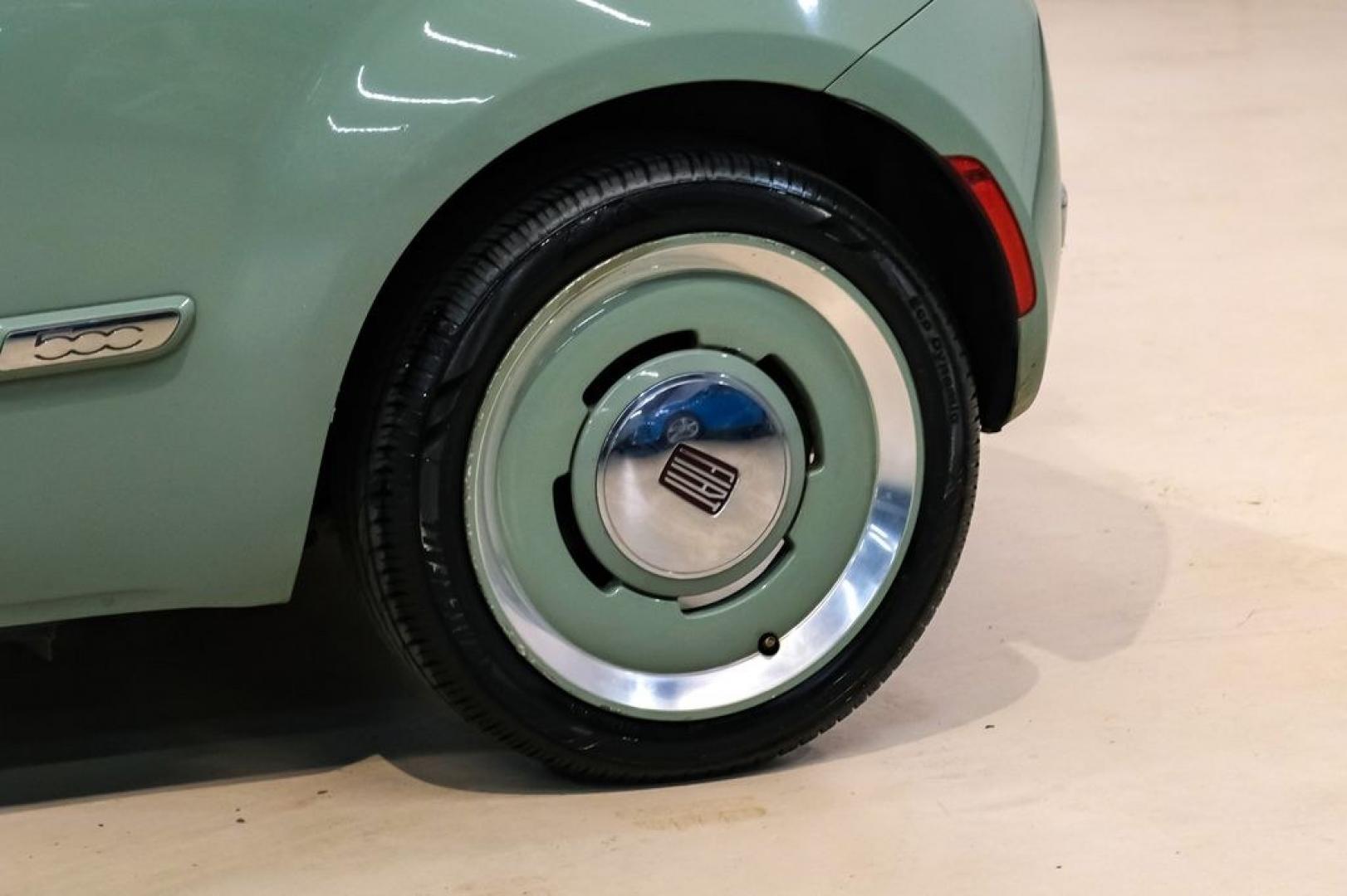 2015 Light Green /Ivory Fiat 500c Lounge (3C3CFFER4FT) with an 1.4L I4 16V MultiAir engine, Automatic transmission, located at 15300 Midway Rd., Addison, TX, 75001, (972) 702-0011, 32.958321, -96.838074 - Photo#47