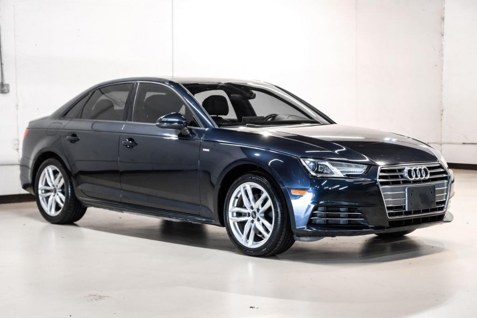 2017 Moonlight Blue /Nougat Brown/Black Audi A4 2.0T Season of Audi ultra Premium (WAUKMAF45HN) with an 2.0L I4 TFSI DOHC engine, Automatic transmission, located at 15300 Midway Rd., Addison, TX, 75001, (972) 702-0011, 32.958321, -96.838074 - Photo#6
