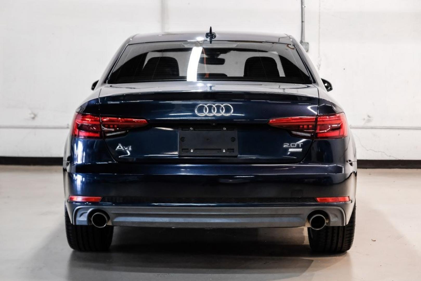 2017 Moonlight Blue /Nougat Brown/Black Audi A4 2.0T Season of Audi ultra Premium (WAUKMAF45HN) with an 2.0L I4 TFSI DOHC engine, Automatic transmission, located at 15300 Midway Rd., Addison, TX, 75001, (972) 702-0011, 32.958321, -96.838074 - Photo#9