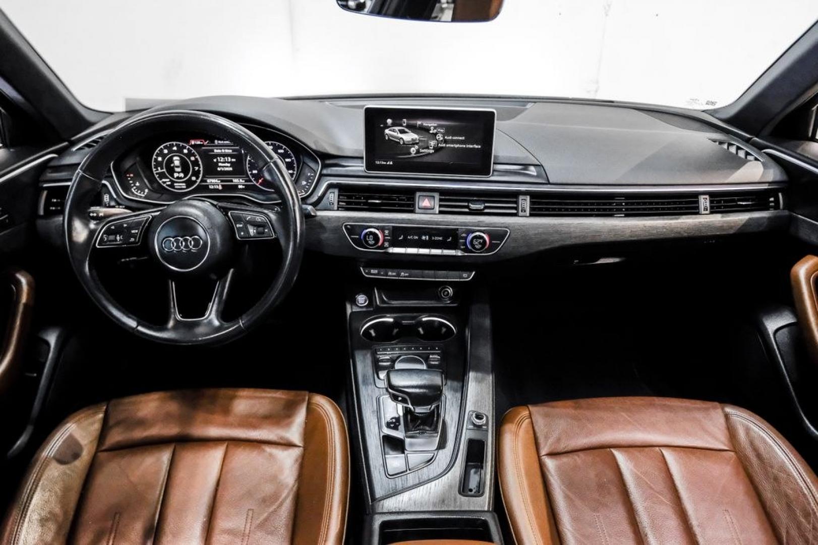 2017 Moonlight Blue /Nougat Brown/Black Audi A4 2.0T Season of Audi ultra Premium (WAUKMAF45HN) with an 2.0L I4 TFSI DOHC engine, Automatic transmission, located at 15300 Midway Rd., Addison, TX, 75001, (972) 702-0011, 32.958321, -96.838074 - Photo#15