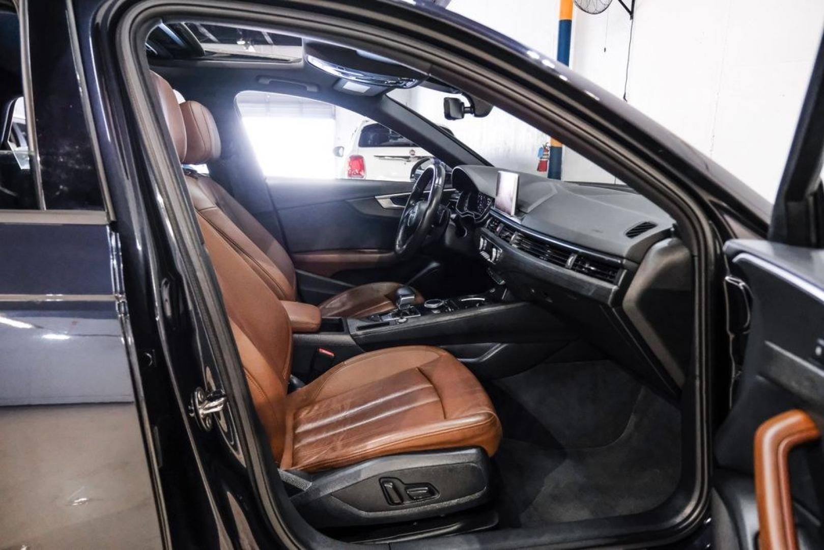 2017 Moonlight Blue /Nougat Brown/Black Audi A4 2.0T Season of Audi ultra Premium (WAUKMAF45HN) with an 2.0L I4 TFSI DOHC engine, Automatic transmission, located at 15300 Midway Rd., Addison, TX, 75001, (972) 702-0011, 32.958321, -96.838074 - Photo#34