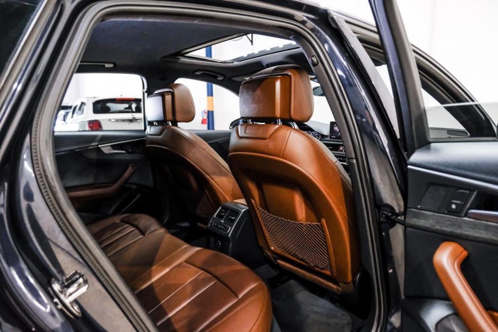 2017 Moonlight Blue /Nougat Brown/Black Audi A4 2.0T Season of Audi ultra Premium (WAUKMAF45HN) with an 2.0L I4 TFSI DOHC engine, Automatic transmission, located at 15300 Midway Rd., Addison, TX, 75001, (972) 702-0011, 32.958321, -96.838074 - Photo#37