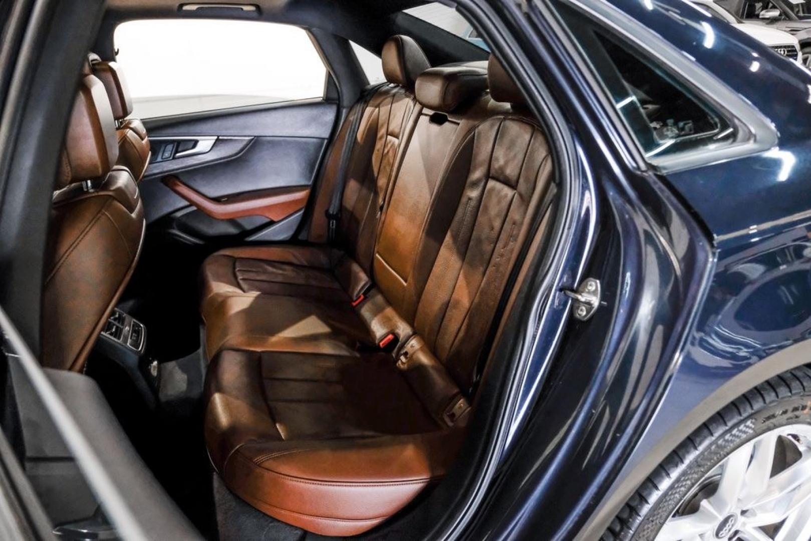 2017 Moonlight Blue /Nougat Brown/Black Audi A4 2.0T Season of Audi ultra Premium (WAUKMAF45HN) with an 2.0L I4 TFSI DOHC engine, Automatic transmission, located at 15300 Midway Rd., Addison, TX, 75001, (972) 702-0011, 32.958321, -96.838074 - Photo#40