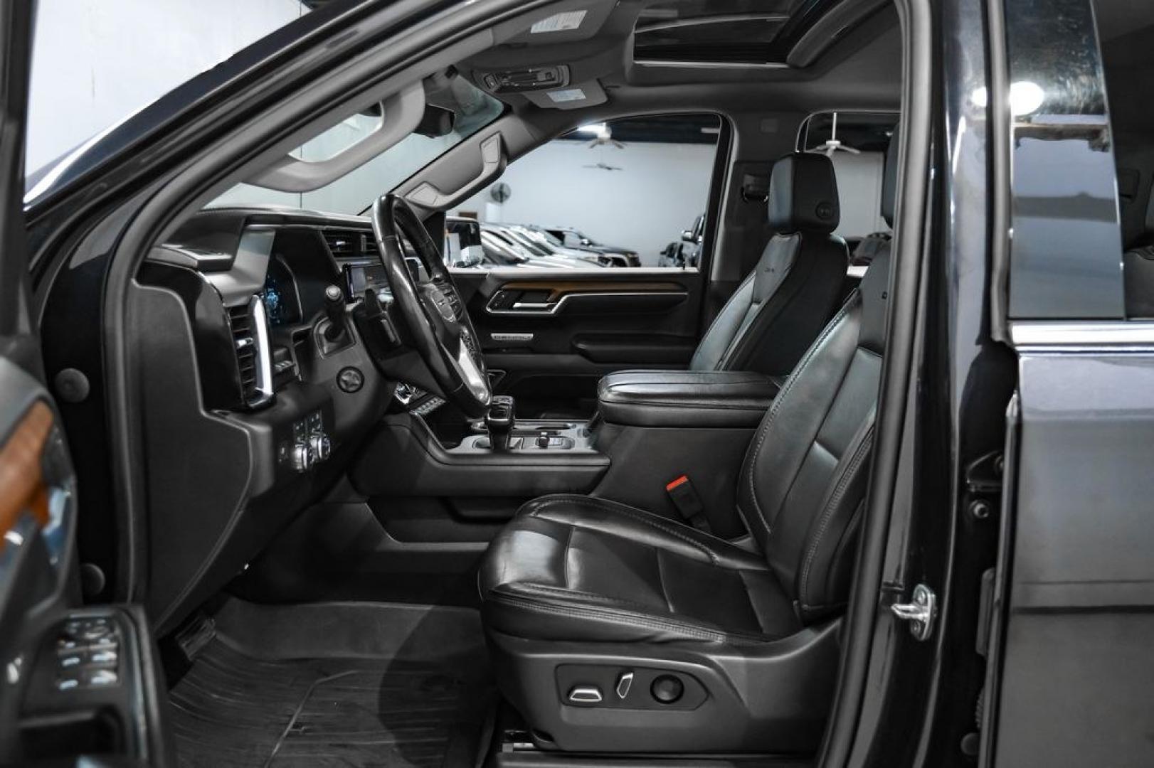 2023 Titanium /Black GMC Sierra 1500 Denali (3GTUUGED2PG) with an EcoTec3 5.3L V8 engine, Automatic transmission, located at 15300 Midway Rd., Addison, TX, 75001, (972) 702-0011, 32.958321, -96.838074 - Photo#3