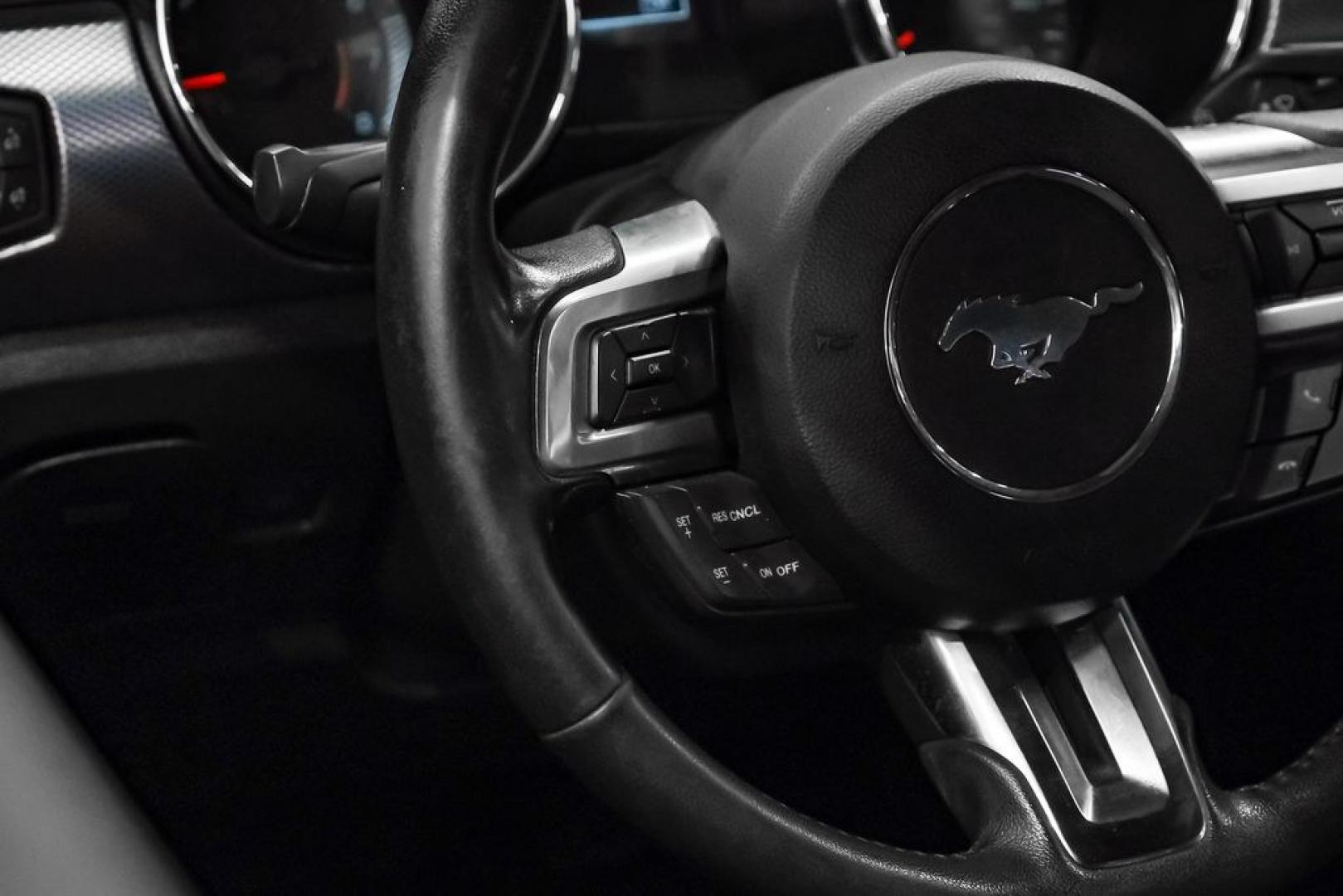 2016 Blue Metallic /Ebony Ford Mustang EcoBoost (1FA6P8TH7G5) with an EcoBoost 2.3L I4 GTDi DOHC Turbocharged VCT engine, Manual transmission, located at 15300 Midway Rd., Addison, TX, 75001, (972) 702-0011, 32.958321, -96.838074 - Photo#20