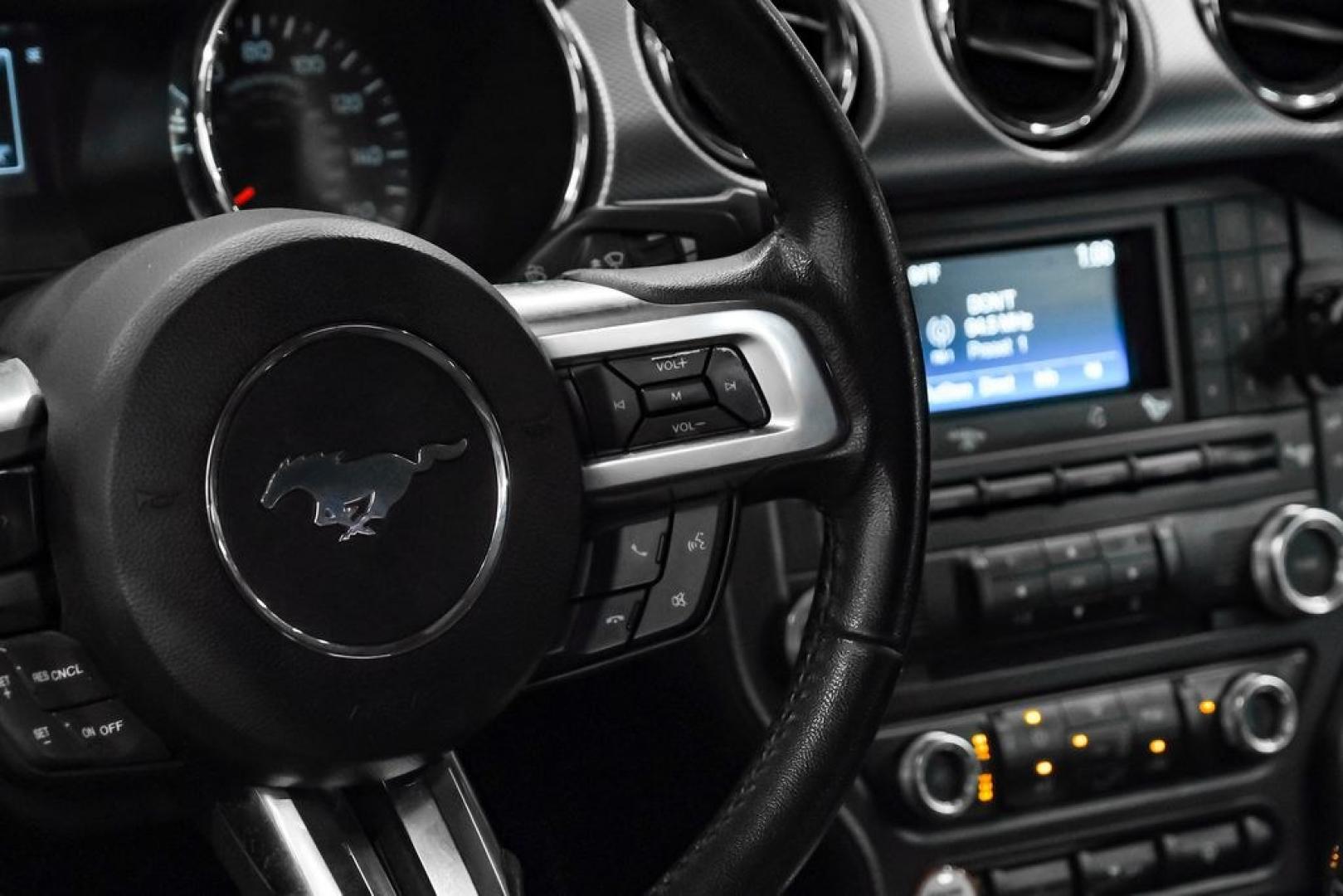 2016 Blue Metallic /Ebony Ford Mustang EcoBoost (1FA6P8TH7G5) with an EcoBoost 2.3L I4 GTDi DOHC Turbocharged VCT engine, Manual transmission, located at 15300 Midway Rd., Addison, TX, 75001, (972) 702-0011, 32.958321, -96.838074 - Photo#21