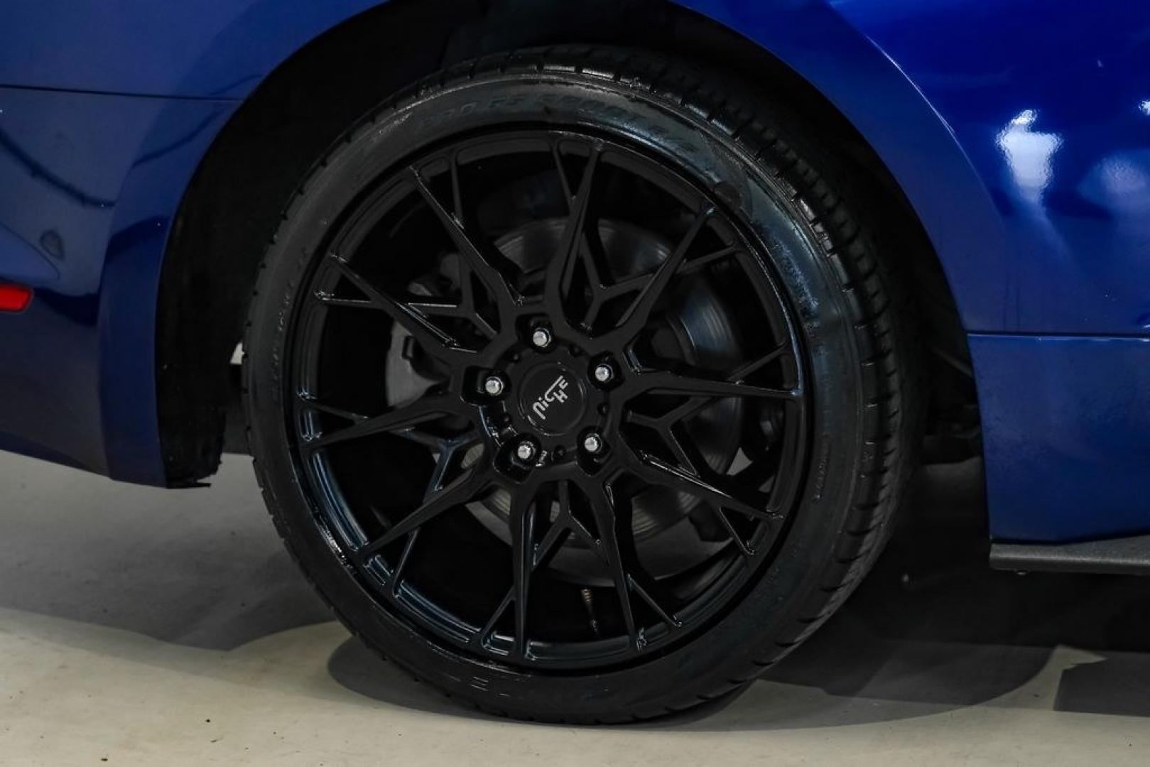 2016 Blue Metallic /Ebony Ford Mustang EcoBoost (1FA6P8TH7G5) with an EcoBoost 2.3L I4 GTDi DOHC Turbocharged VCT engine, Manual transmission, located at 15300 Midway Rd., Addison, TX, 75001, (972) 702-0011, 32.958321, -96.838074 - Photo#47