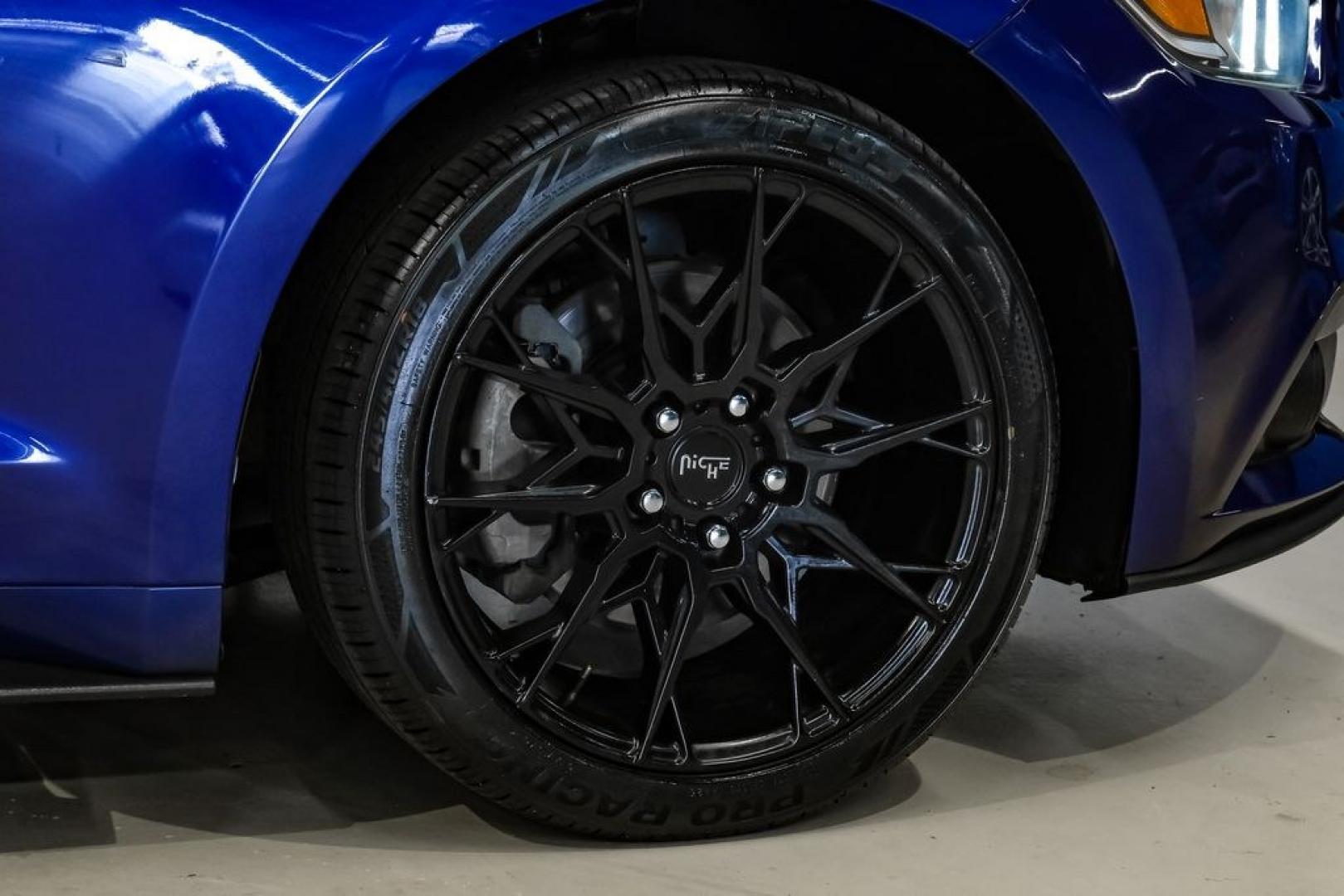 2016 Blue Metallic /Ebony Ford Mustang EcoBoost (1FA6P8TH7G5) with an EcoBoost 2.3L I4 GTDi DOHC Turbocharged VCT engine, Manual transmission, located at 15300 Midway Rd., Addison, TX, 75001, (972) 702-0011, 32.958321, -96.838074 - Photo#48