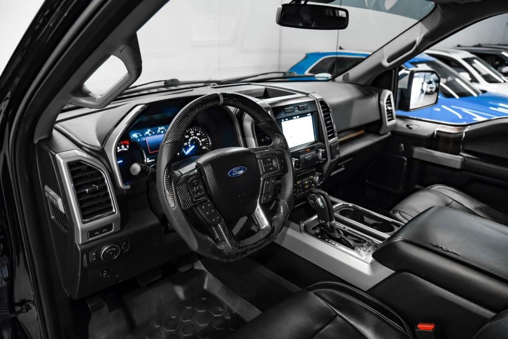 2017 Shadow Black /Black Ford F-150 Lariat (1FTEW1EG7HF) with an 3.5L V6 engine, Automatic transmission, located at 15300 Midway Rd., Addison, TX, 75001, (972) 702-0011, 32.958321, -96.838074 - Photo#2