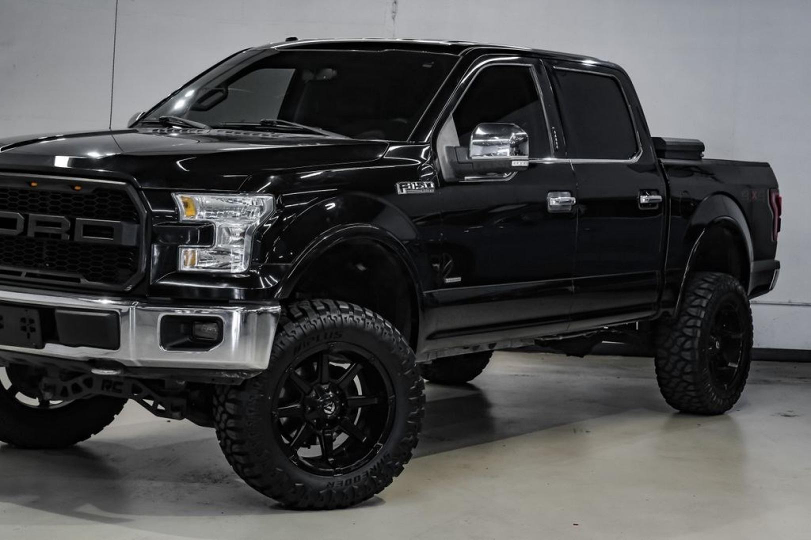 2017 Shadow Black /Black Ford F-150 Lariat (1FTEW1EG7HF) with an 3.5L V6 engine, Automatic transmission, located at 15300 Midway Rd., Addison, TX, 75001, (972) 702-0011, 32.958321, -96.838074 - Photo#5