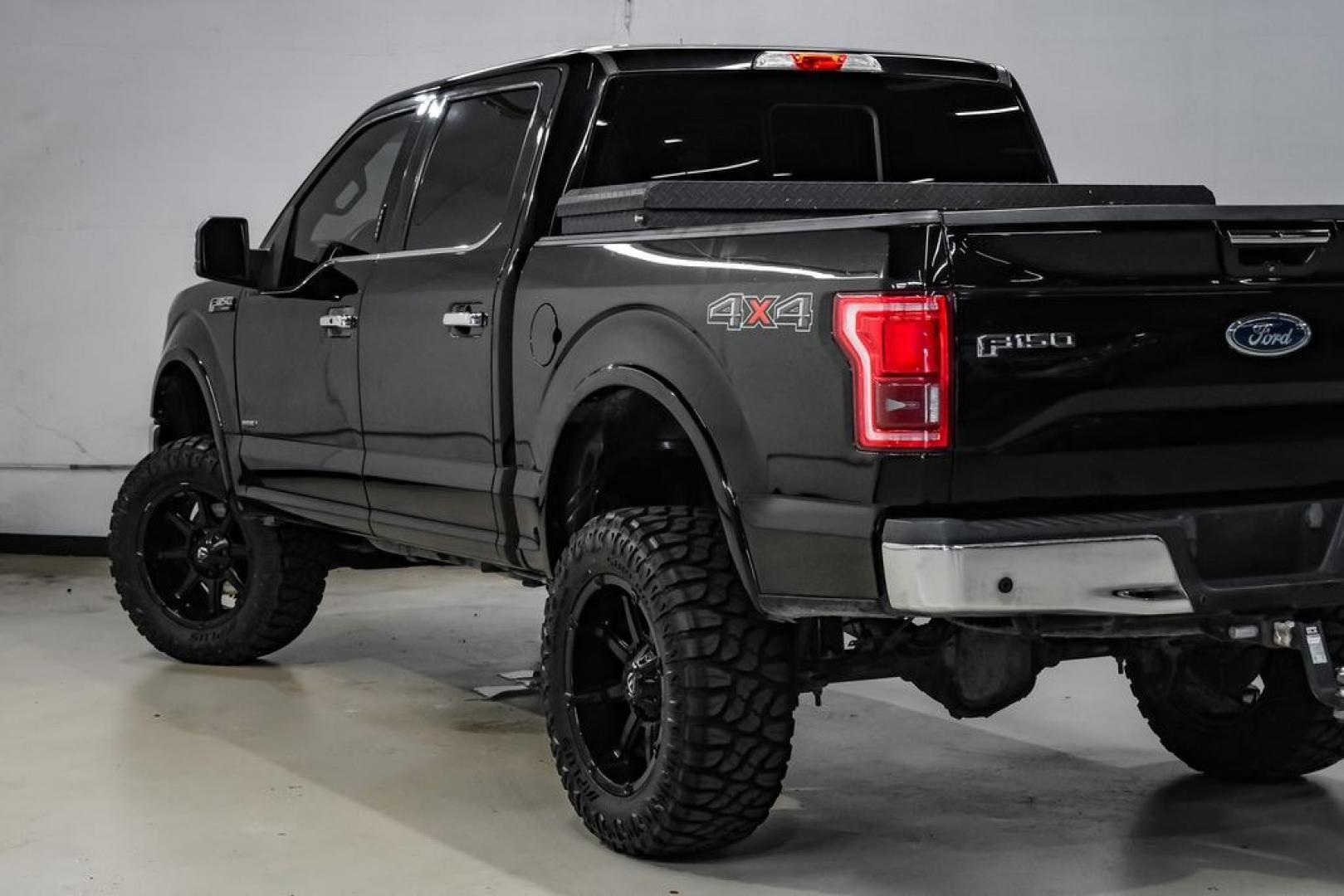 2017 Shadow Black /Black Ford F-150 Lariat (1FTEW1EG7HF) with an 3.5L V6 engine, Automatic transmission, located at 15300 Midway Rd., Addison, TX, 75001, (972) 702-0011, 32.958321, -96.838074 - Photo#12