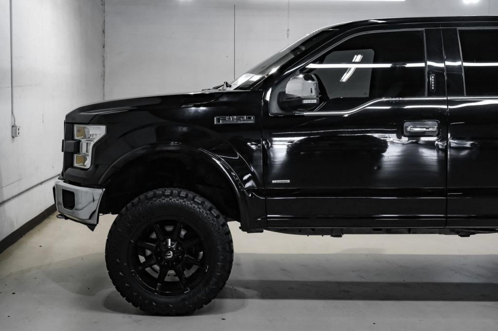 2017 Shadow Black /Black Ford F-150 Lariat (1FTEW1EG7HF) with an 3.5L V6 engine, Automatic transmission, located at 15300 Midway Rd., Addison, TX, 75001, (972) 702-0011, 32.958321, -96.838074 - Photo#15