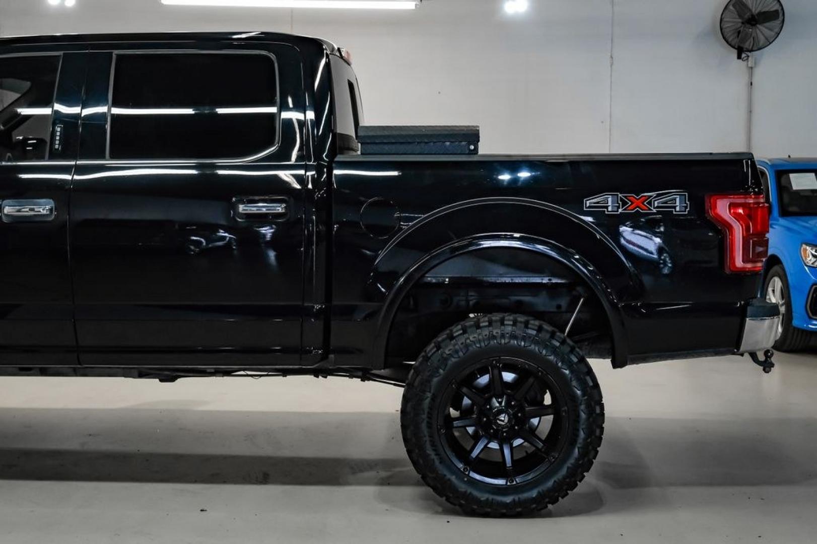 2017 Shadow Black /Black Ford F-150 Lariat (1FTEW1EG7HF) with an 3.5L V6 engine, Automatic transmission, located at 15300 Midway Rd., Addison, TX, 75001, (972) 702-0011, 32.958321, -96.838074 - Photo#16