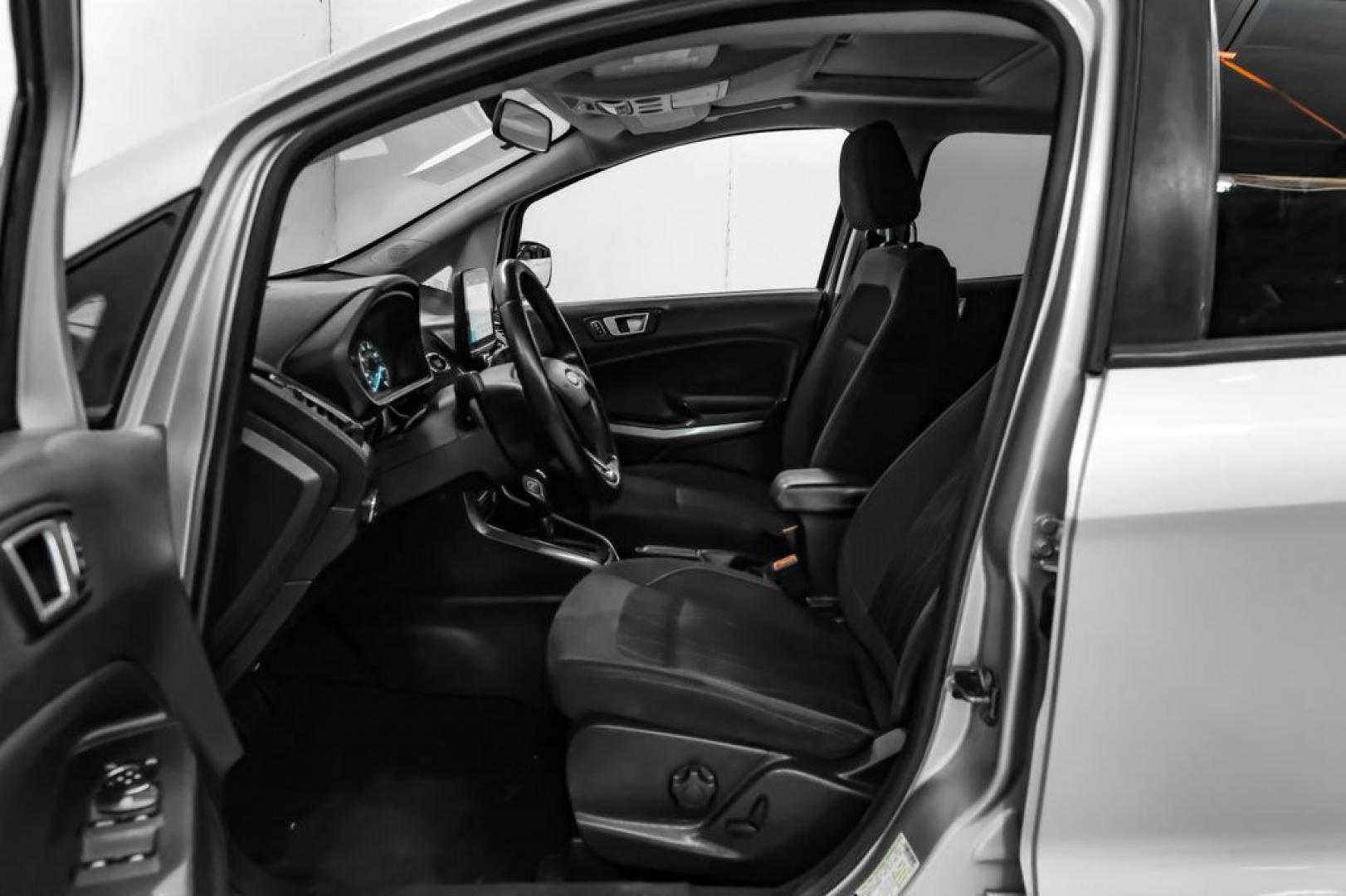2018 Silver Metallic /Black Ford EcoSport SE (MAJ3P1TE9JC) with an EcoBoost 1.0L I3 GTDi DOHC Turbocharged VCT engine, Automatic transmission, located at 15300 Midway Rd., Addison, TX, 75001, (972) 702-0011, 32.958321, -96.838074- Photo#3
