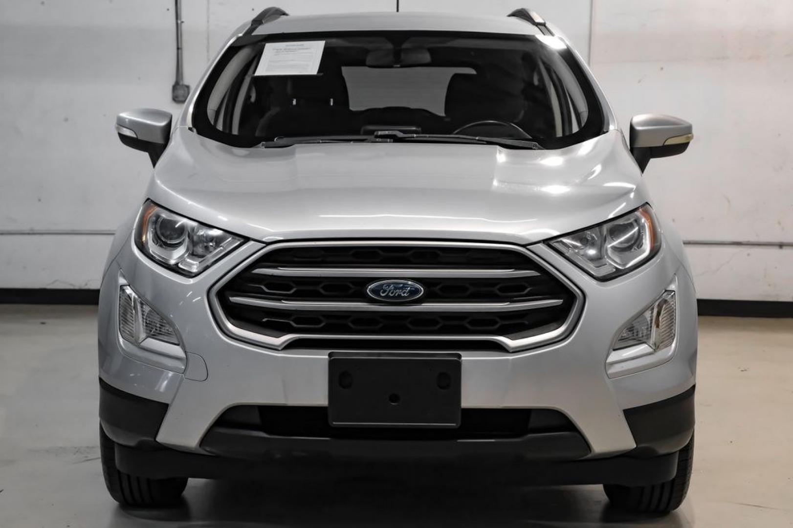 2018 Silver Metallic /Black Ford EcoSport SE (MAJ3P1TE9JC) with an EcoBoost 1.0L I3 GTDi DOHC Turbocharged VCT engine, Automatic transmission, located at 15300 Midway Rd., Addison, TX, 75001, (972) 702-0011, 32.958321, -96.838074- Photo#7