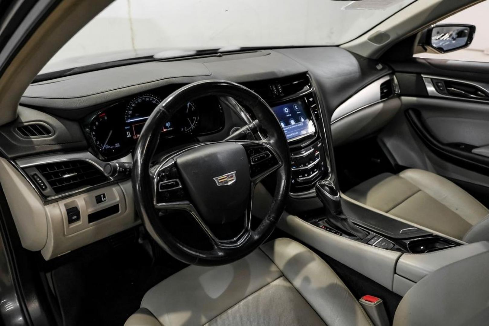 2018 Phantom Gray /Light Platinum With Jet Black Accents Cadillac CTS 2.0L Turbo (1G6AP5SX9J0) with an 2.0L Turbo I4 DI DOHC VVT engine, Automatic transmission, located at 15300 Midway Rd., Addison, TX, 75001, (972) 702-0011, 32.958321, -96.838074 - Photo#2