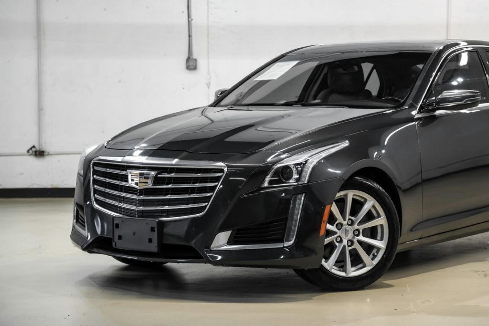 2018 Phantom Gray /Light Platinum With Jet Black Accents Cadillac CTS 2.0L Turbo (1G6AP5SX9J0) with an 2.0L Turbo I4 DI DOHC VVT engine, Automatic transmission, located at 15300 Midway Rd., Addison, TX, 75001, (972) 702-0011, 32.958321, -96.838074 - Photo#4