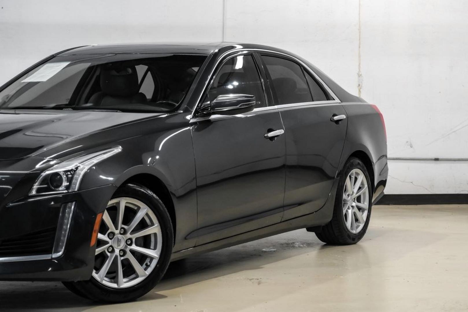 2018 Phantom Gray /Light Platinum With Jet Black Accents Cadillac CTS 2.0L Turbo (1G6AP5SX9J0) with an 2.0L Turbo I4 DI DOHC VVT engine, Automatic transmission, located at 15300 Midway Rd., Addison, TX, 75001, (972) 702-0011, 32.958321, -96.838074 - Photo#5