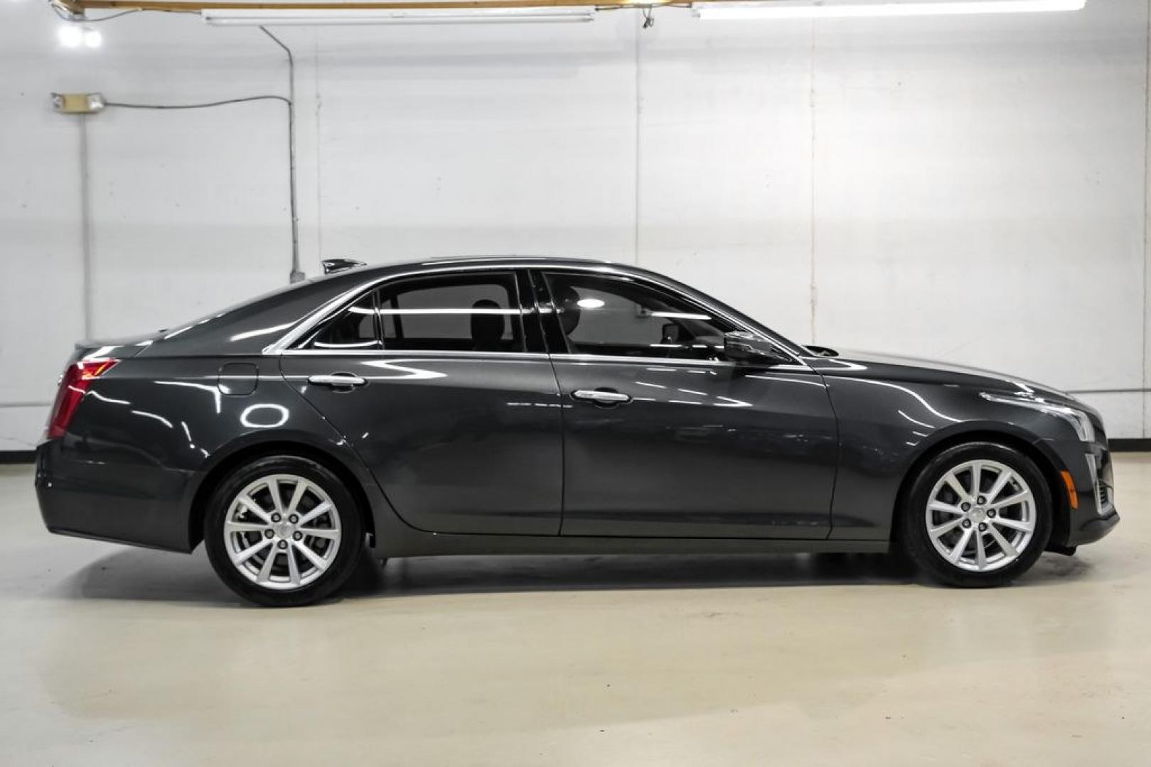 2018 Phantom Gray /Light Platinum With Jet Black Accents Cadillac CTS 2.0L Turbo (1G6AP5SX9J0) with an 2.0L Turbo I4 DI DOHC VVT engine, Automatic transmission, located at 15300 Midway Rd., Addison, TX, 75001, (972) 702-0011, 32.958321, -96.838074 - Photo#8